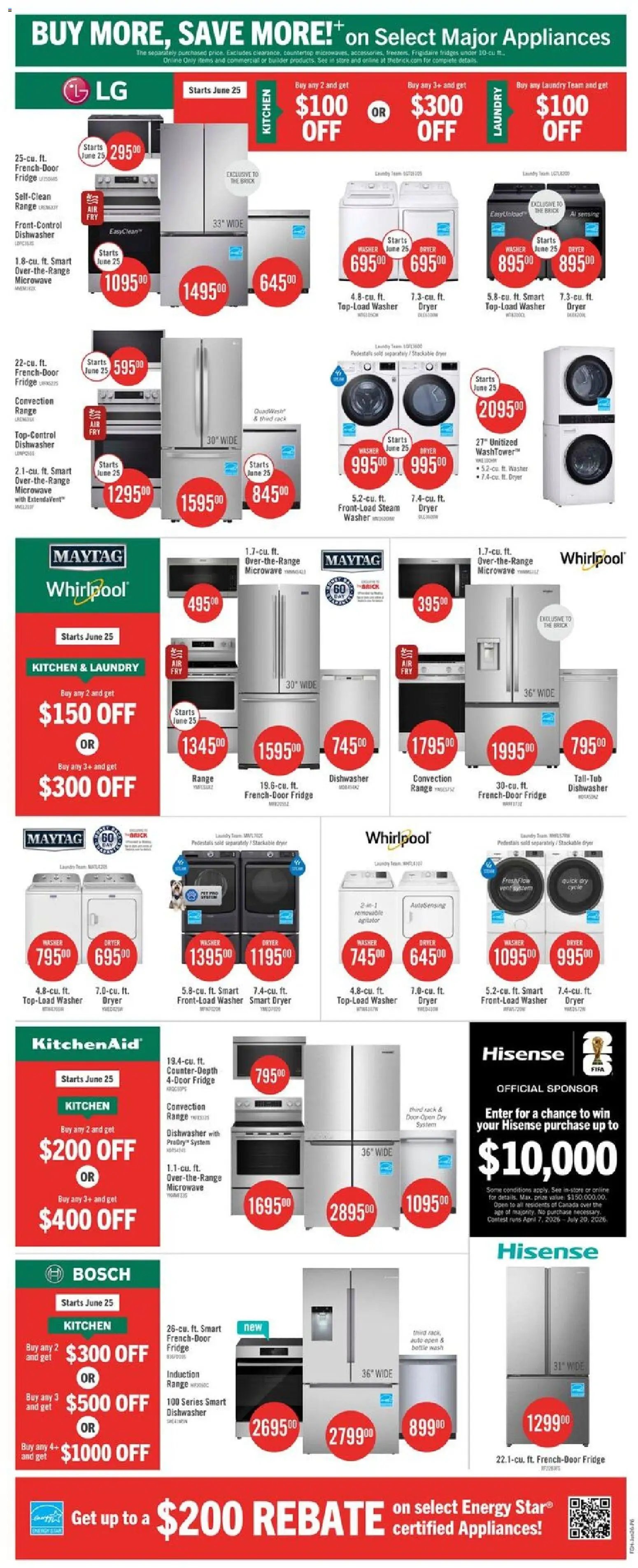 The Brick weekly flyer / circulaire