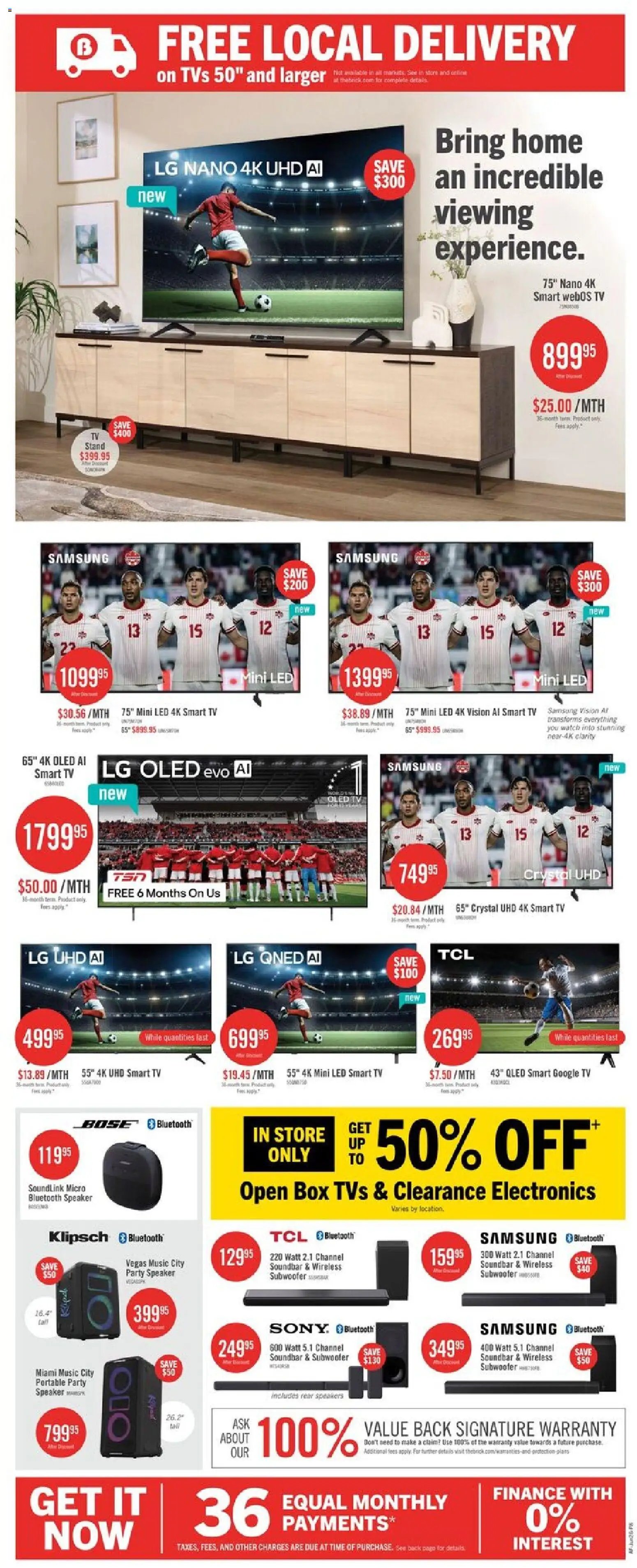 The Brick weekly flyer / circulaire