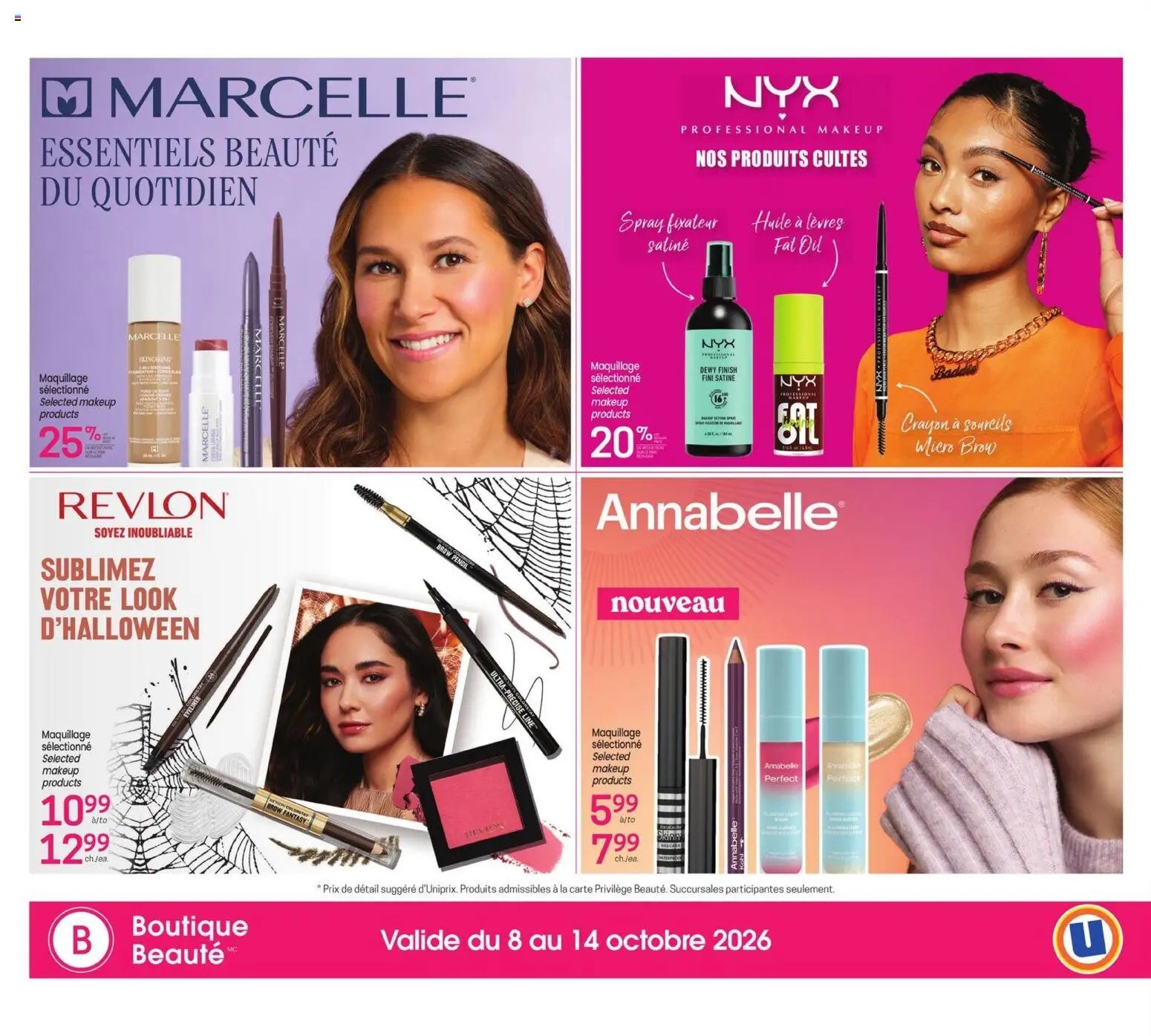 Uniprix - Carnet beauté