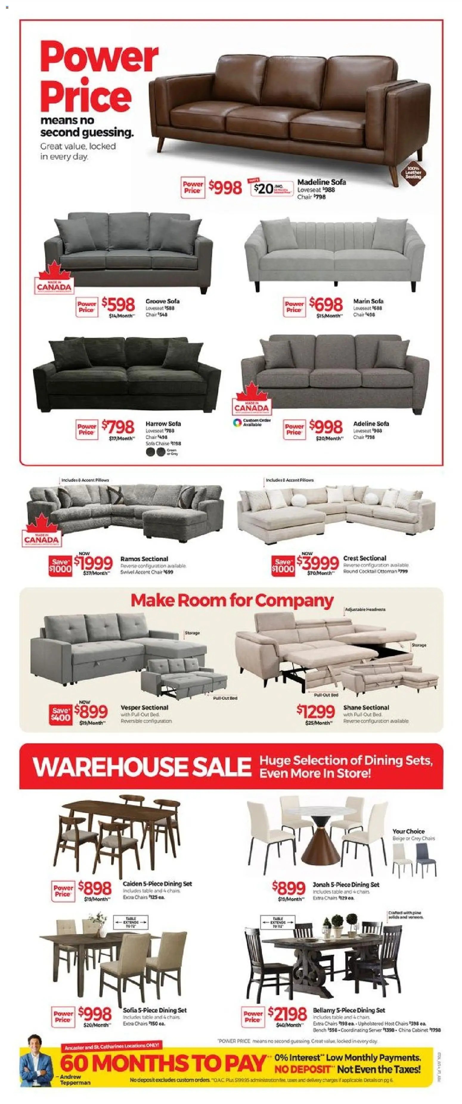Tepperman's weekly flyer / circulaire