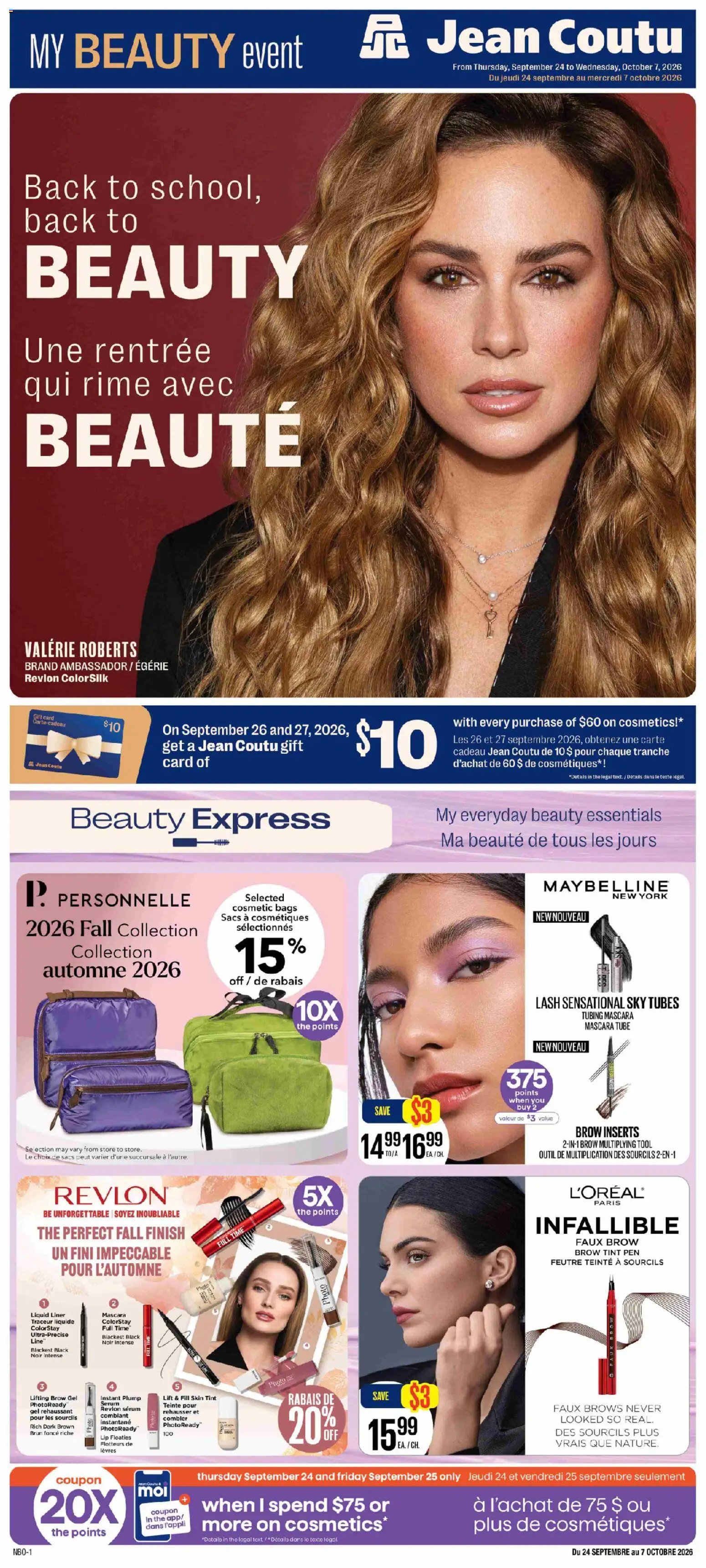 Jean Coutu - Back to school beauty booklet