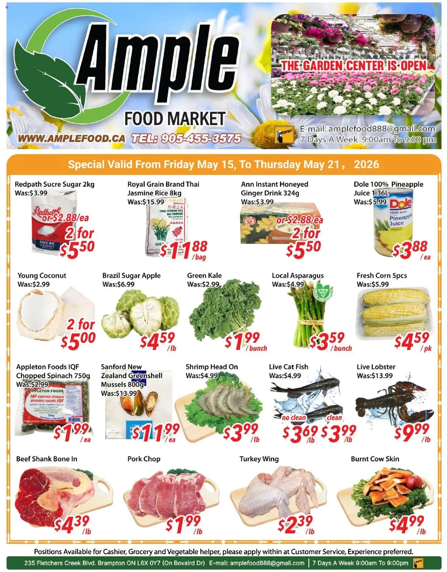 Ample Food Market weekly flyer / circulaire