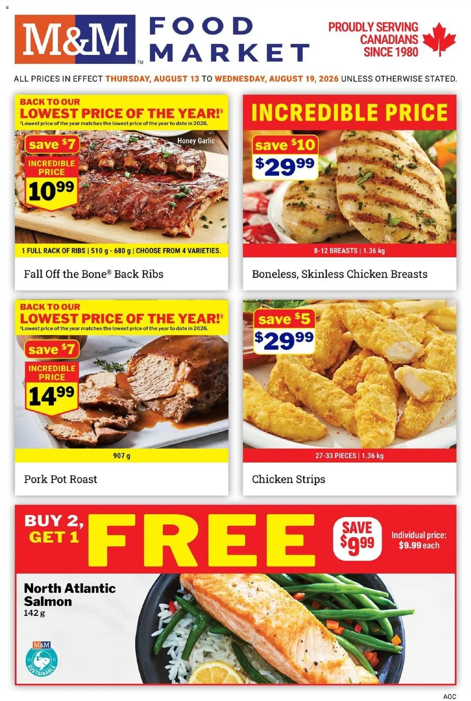 M&M Food Market weekly flyer / circulaire