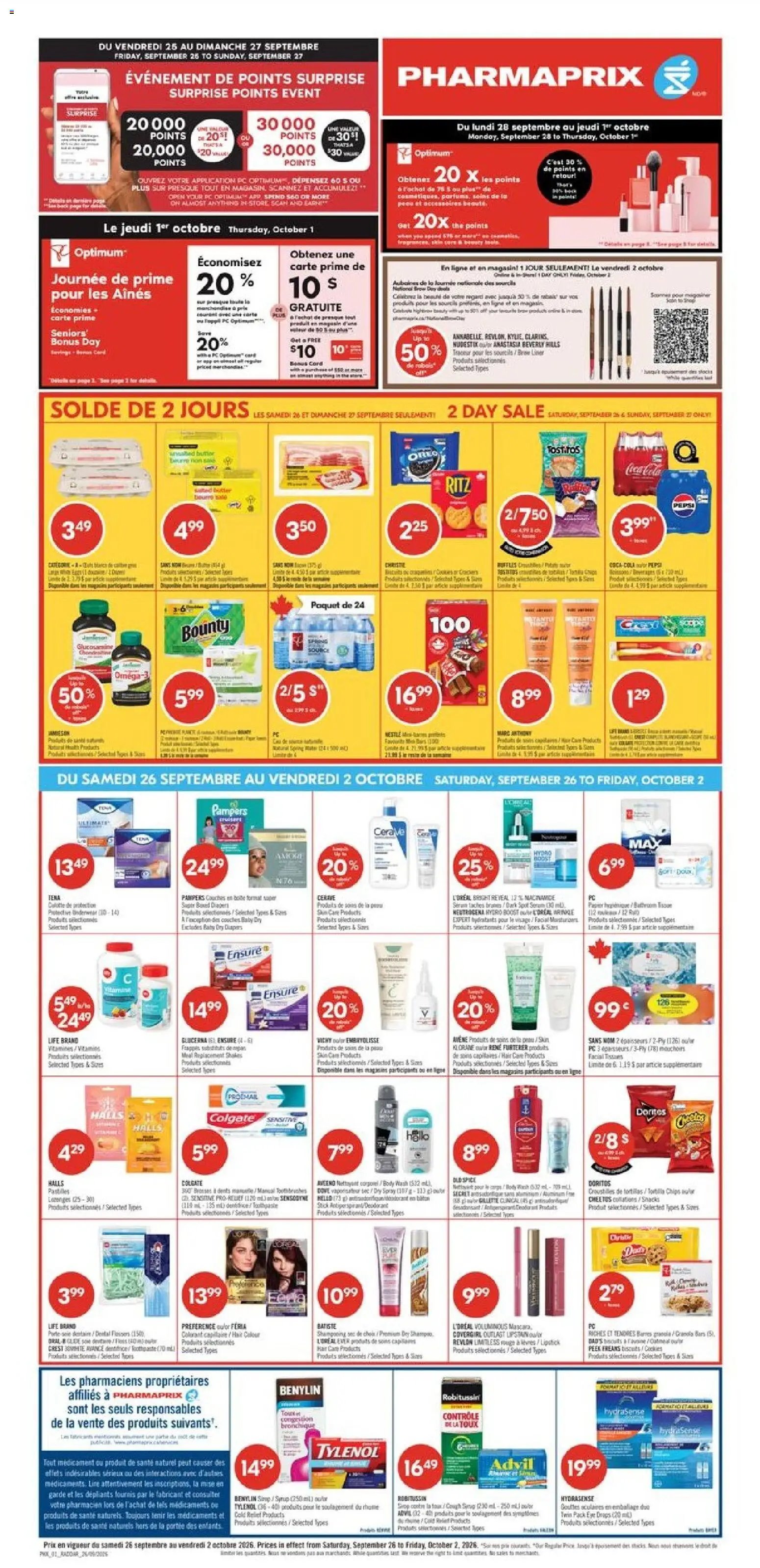 Pharmaprix weekly flyer / circulaire
