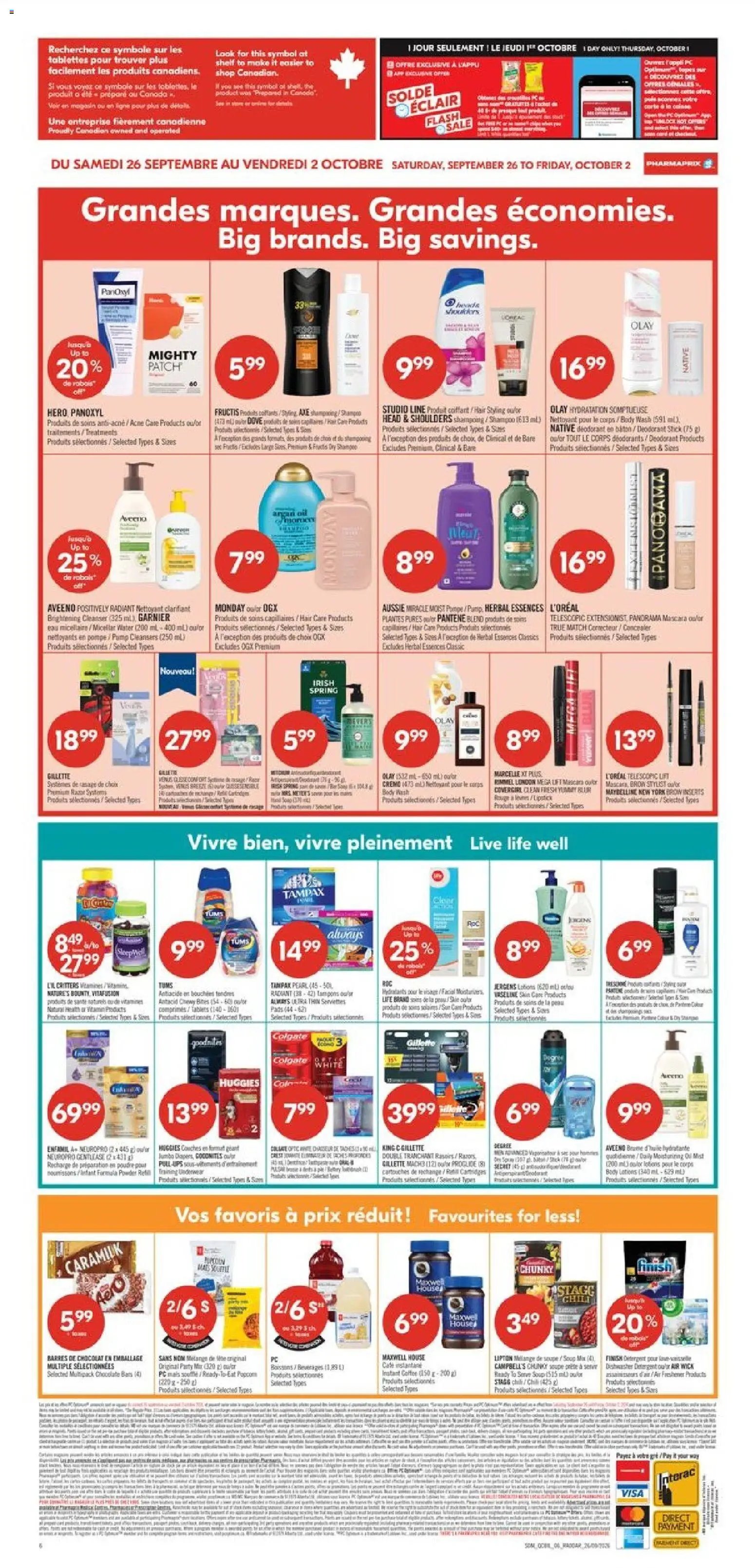 Pharmaprix weekly flyer / circulaire