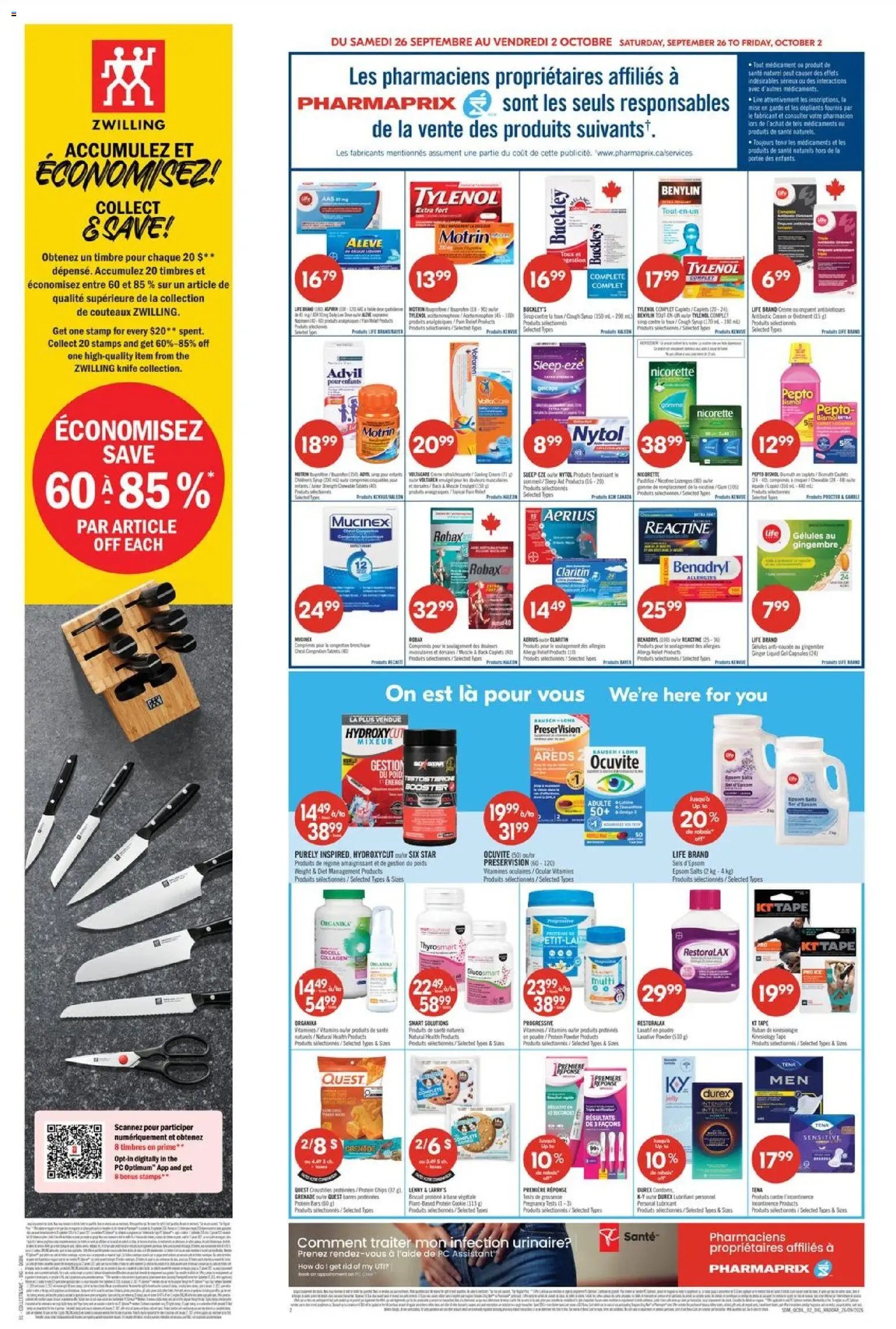 Pharmaprix weekly flyer / circulaire