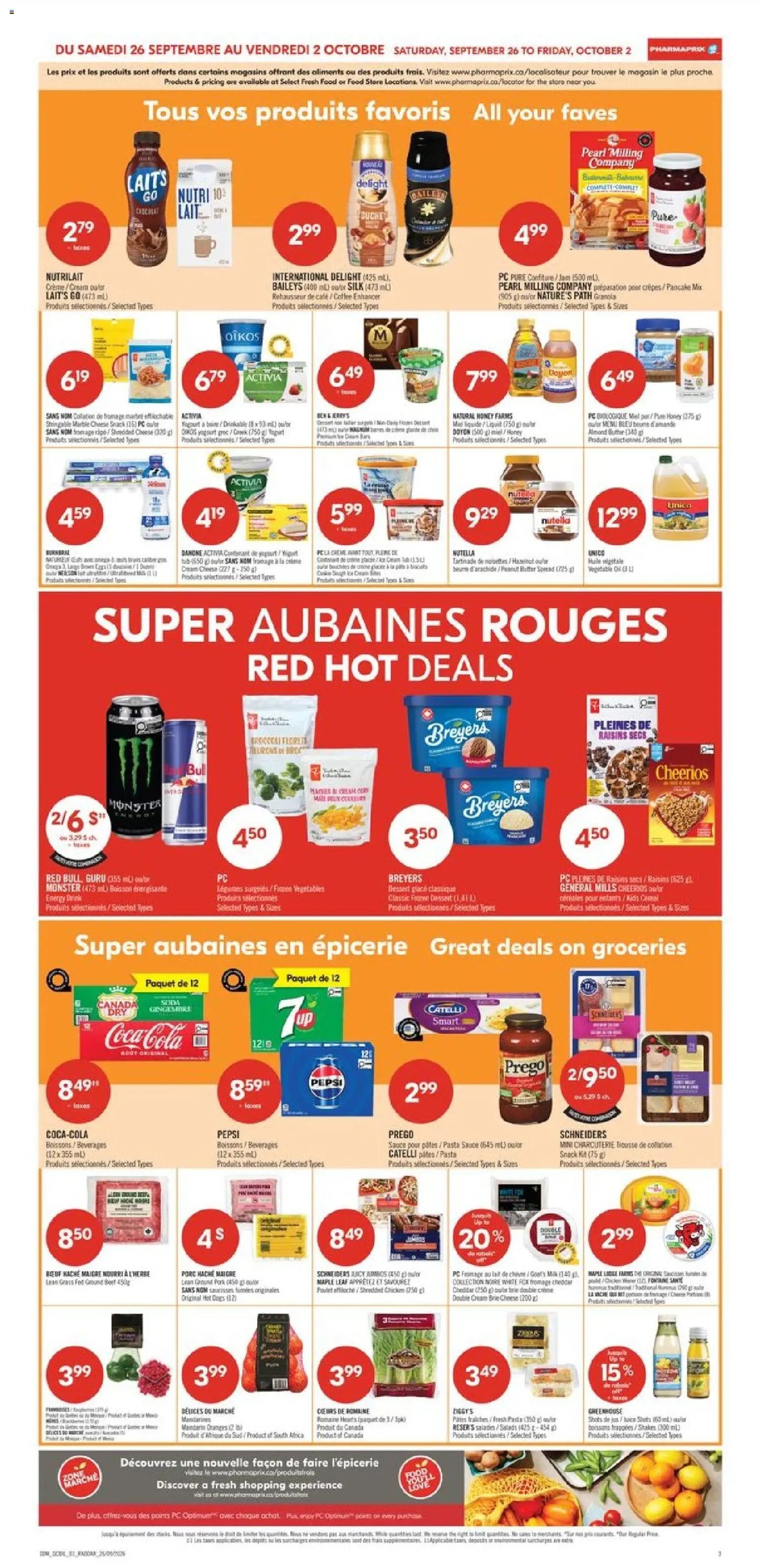 Pharmaprix weekly flyer / circulaire