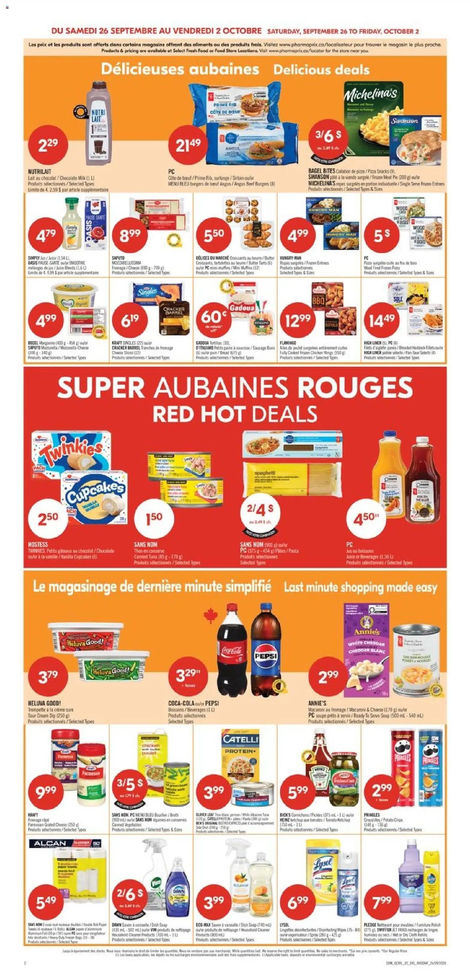 Pharmaprix weekly flyer / circulaire