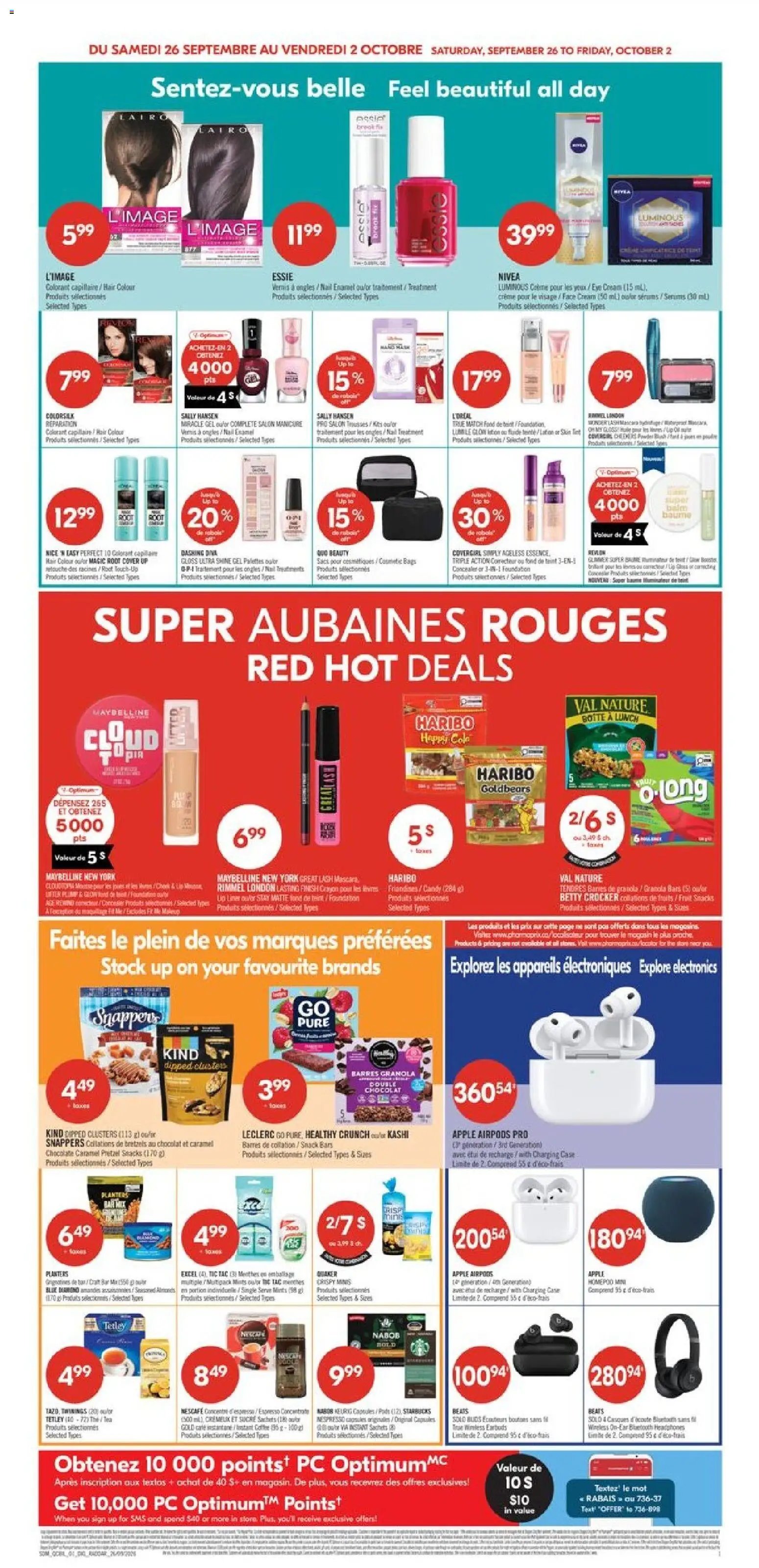Pharmaprix weekly flyer / circulaire