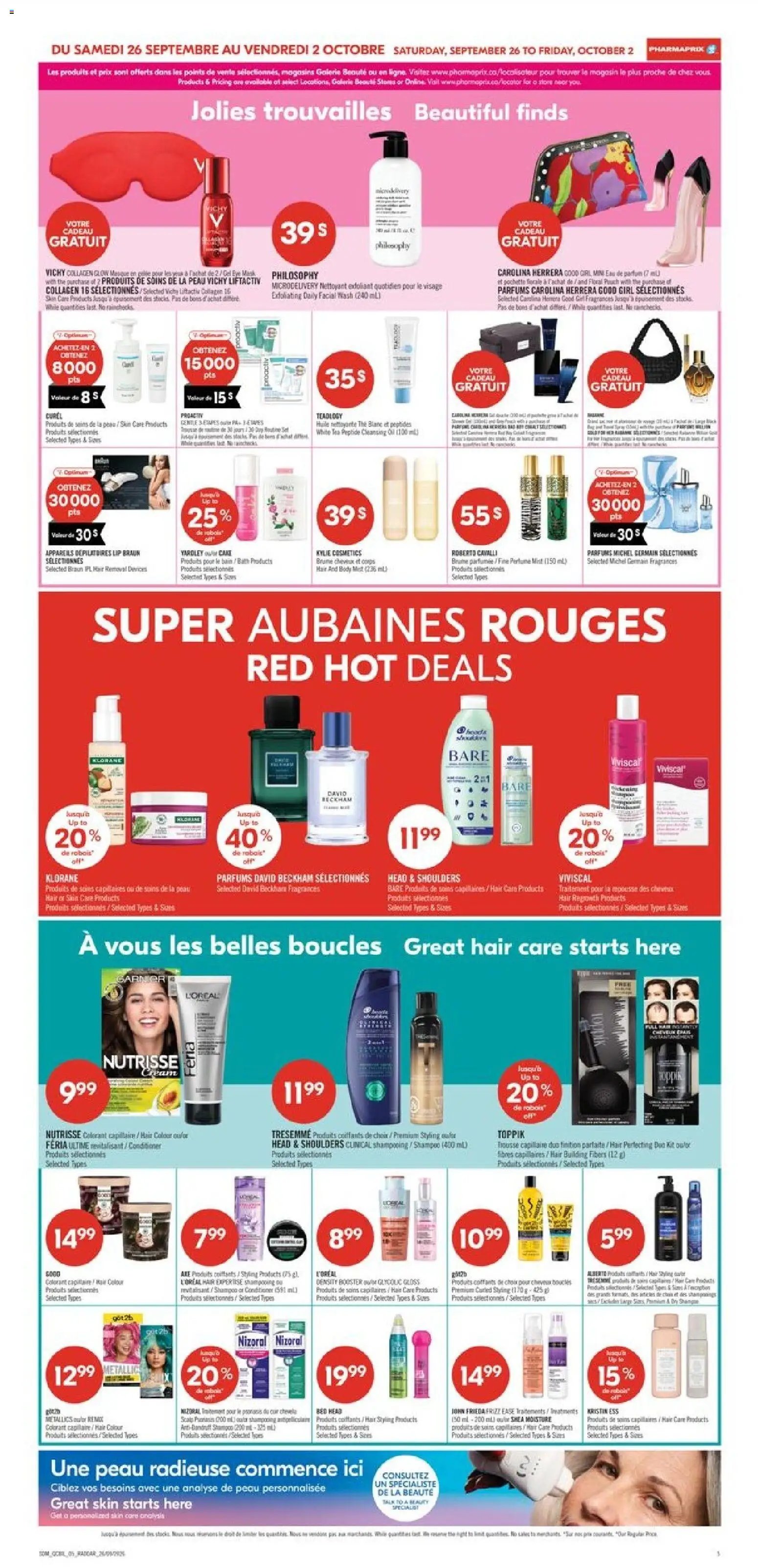 Pharmaprix weekly flyer / circulaire