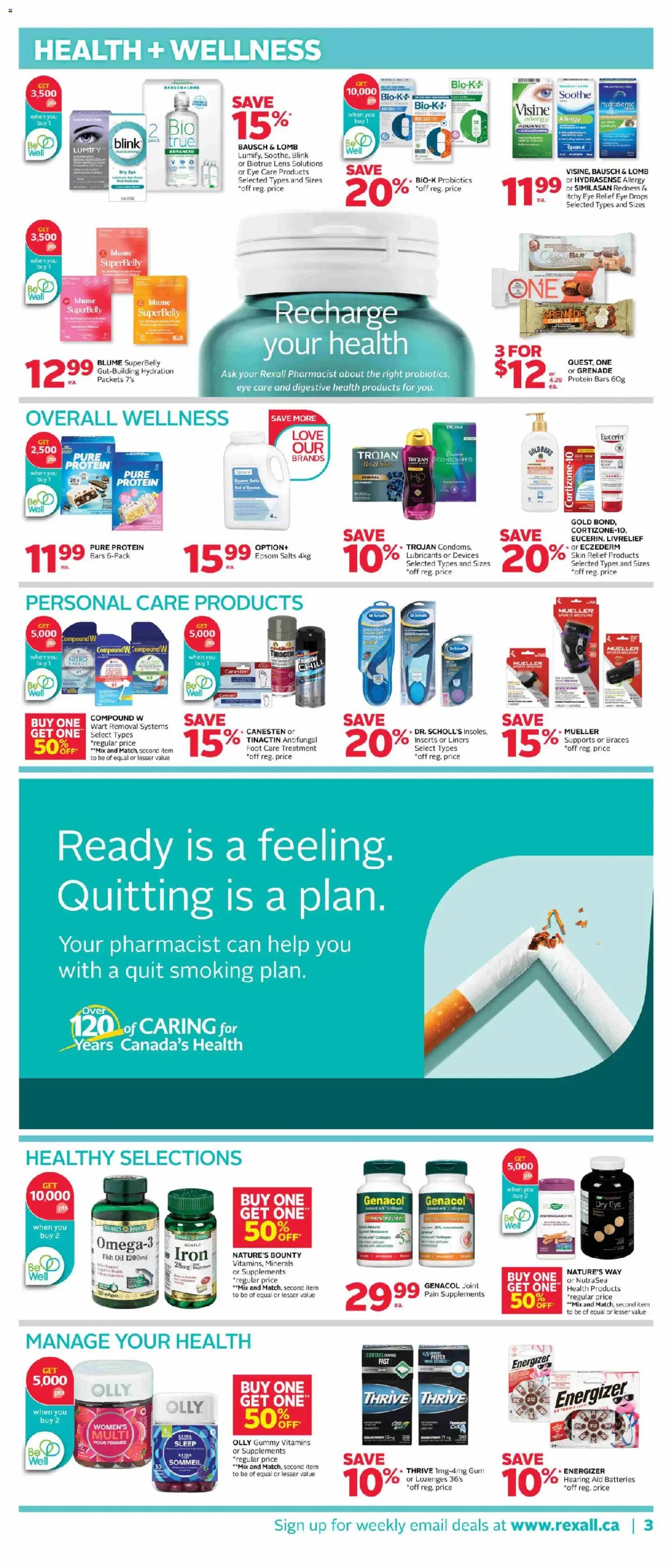 Rexall weekly flyer / circulaire