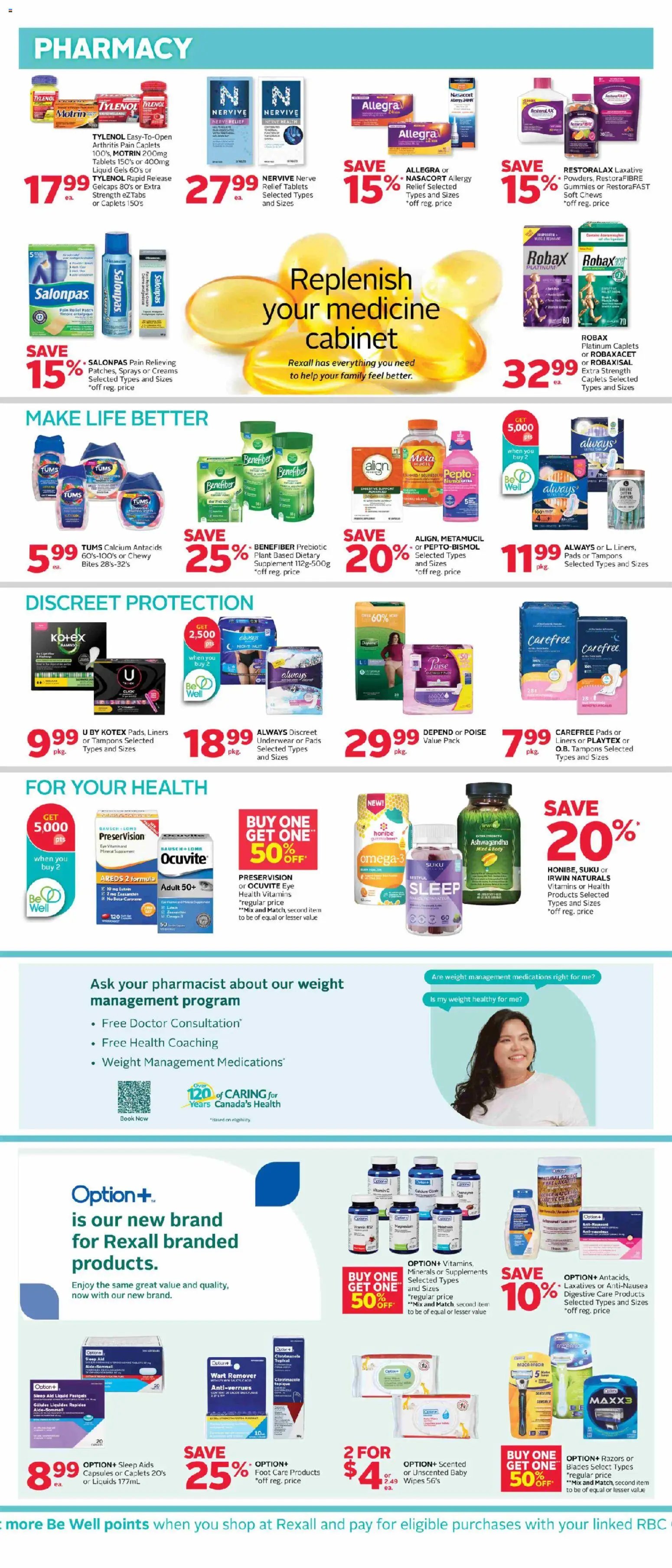 Rexall weekly flyer / circulaire