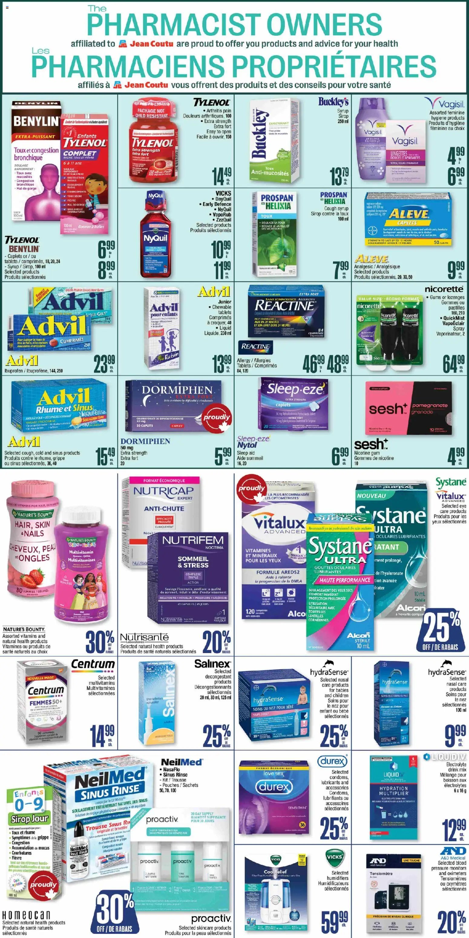Jean Coutu weekly flyer