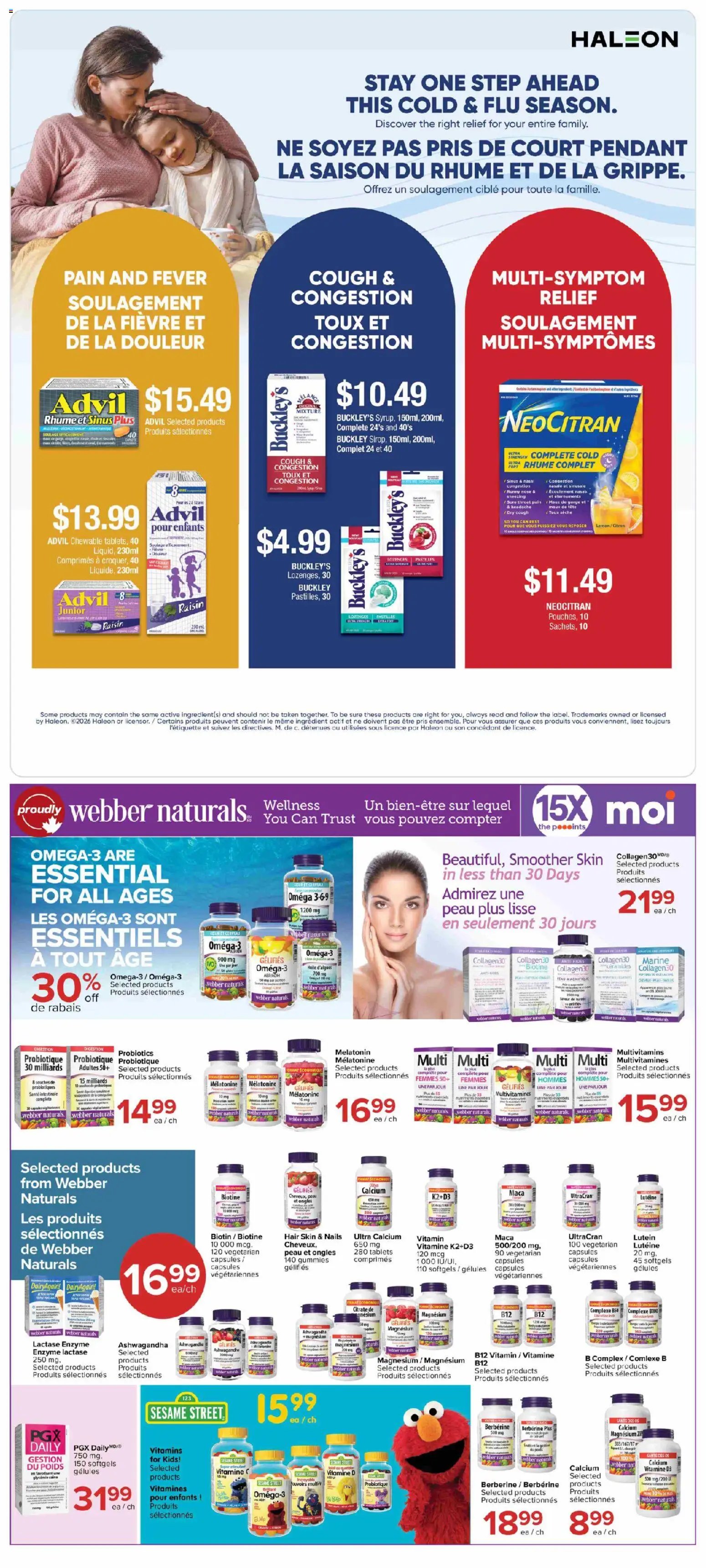 Jean Coutu weekly flyer