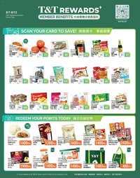 T&T Supermarket - T&T Rewards Member Benefit In-store flyer