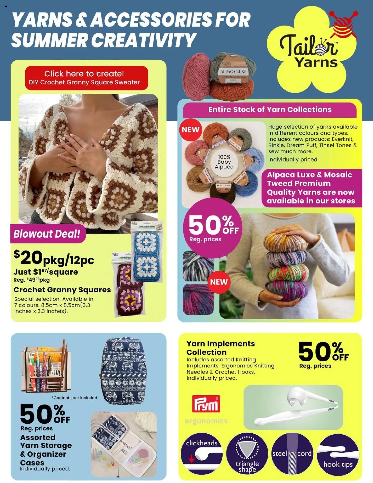 Fabricland weekly flyer / circulaire
