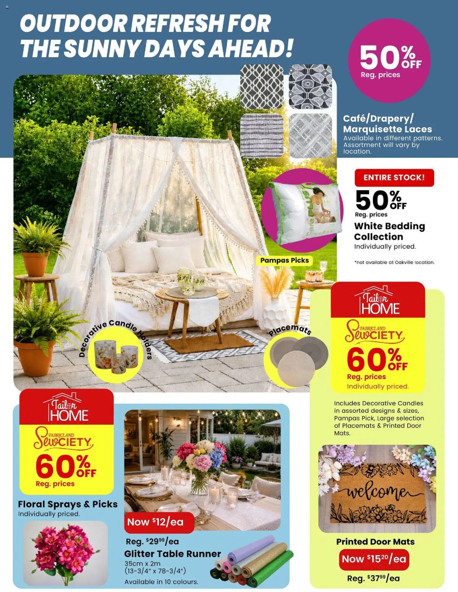 Fabricland weekly flyer / circulaire