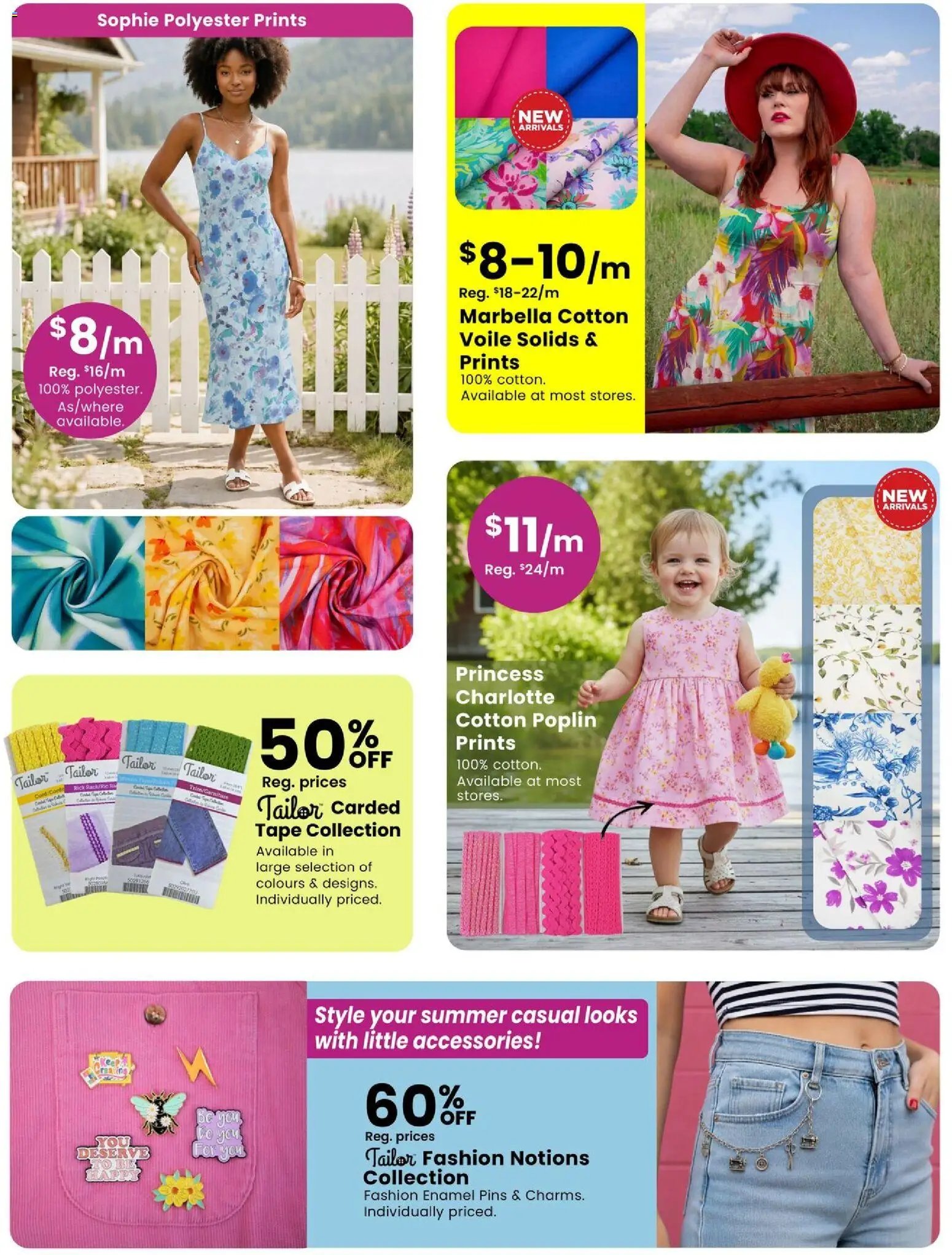 Fabricland weekly flyer / circulaire