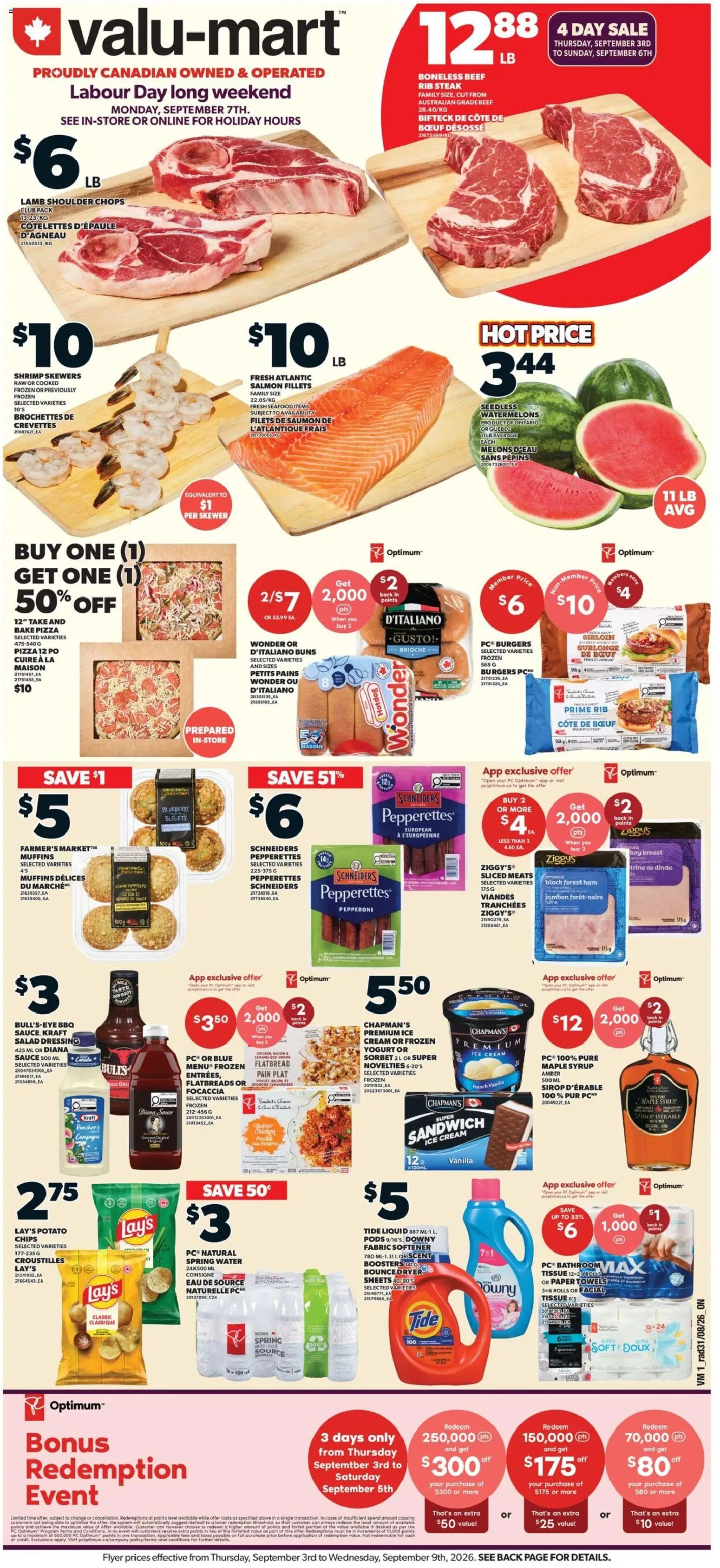 Valu Mart weekly flyer