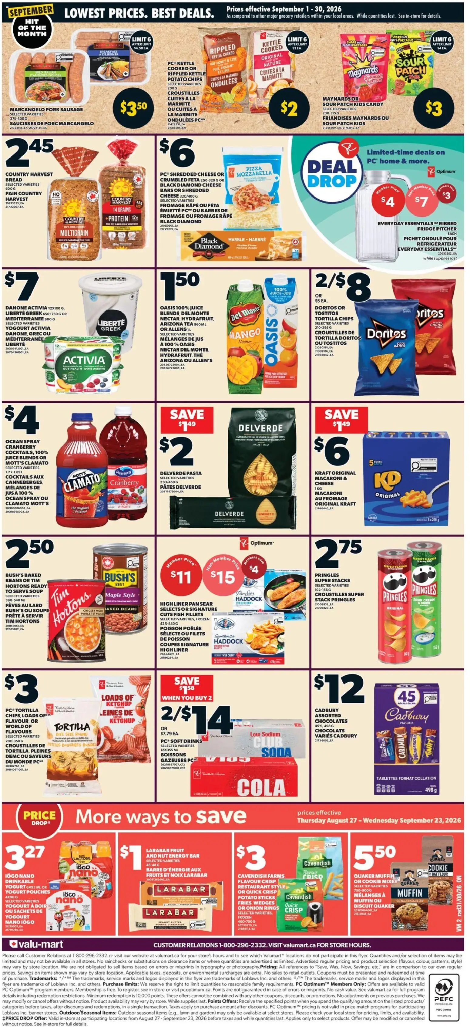 Valu Mart weekly flyer