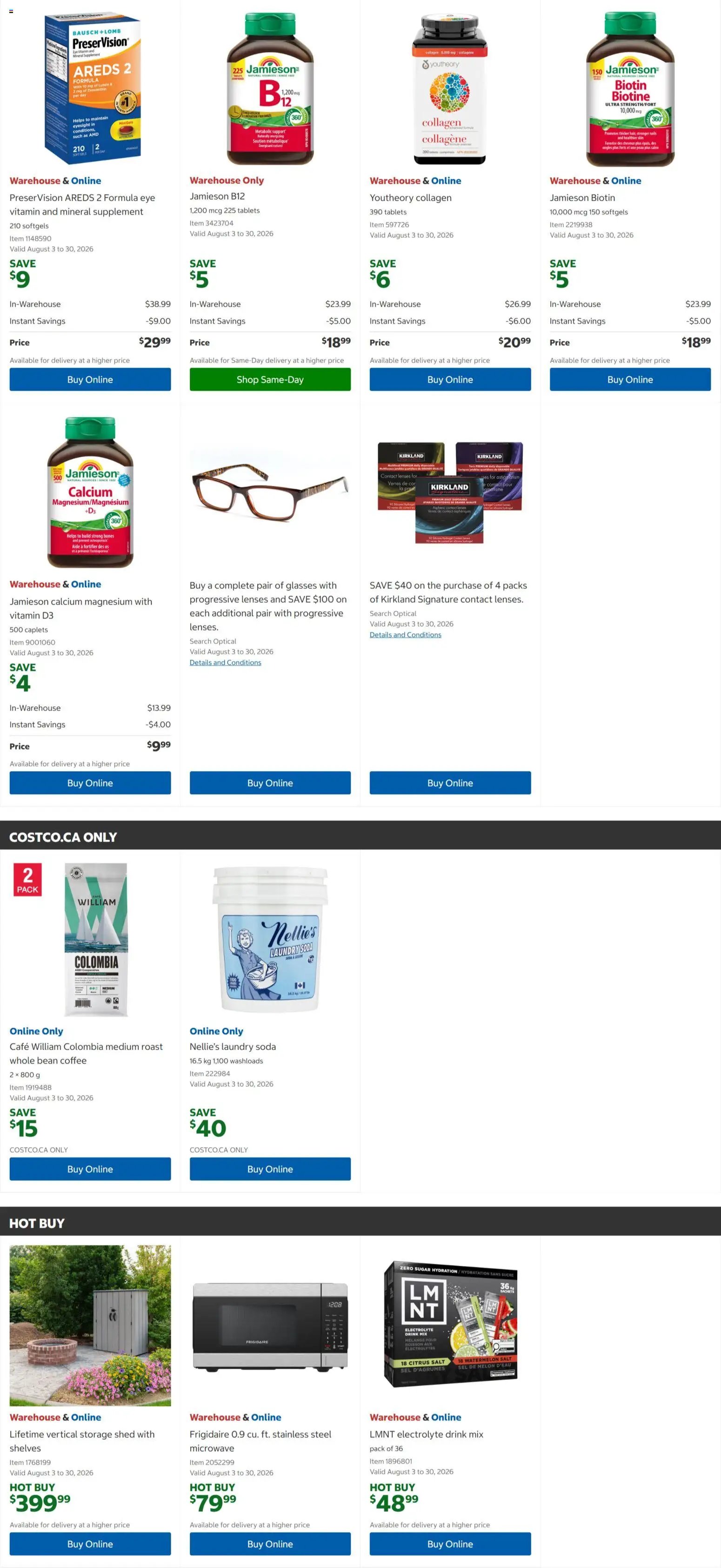 Costco weekly flyer