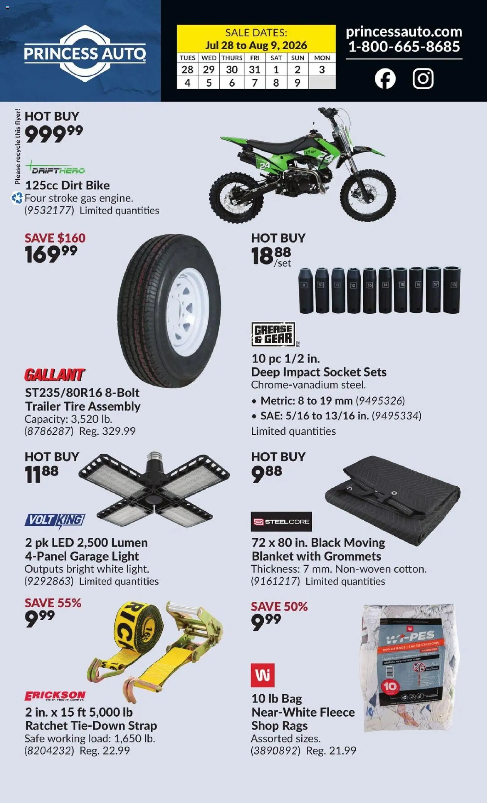Princess Auto flyer - 2 Week Sale!