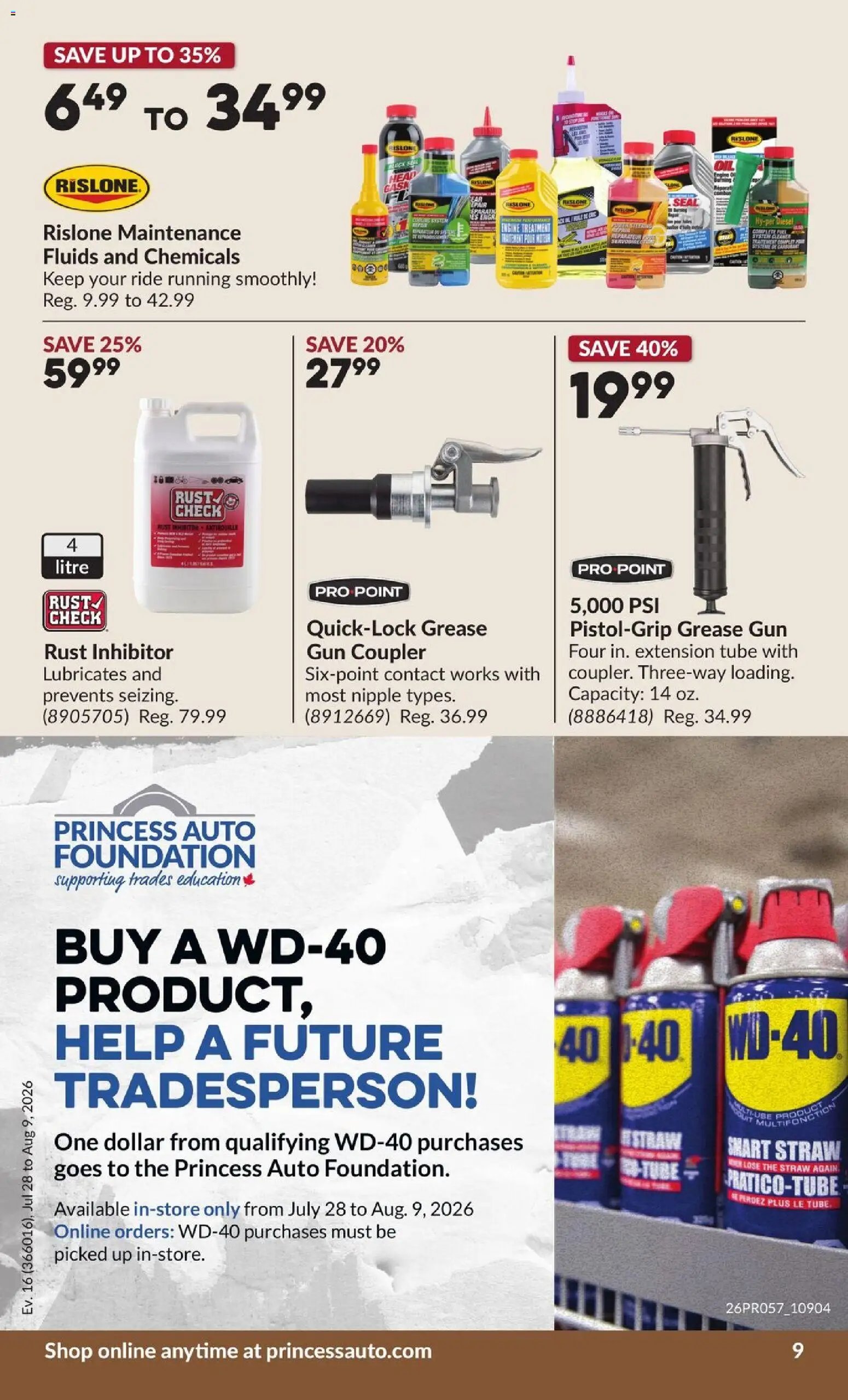 Princess Auto flyer - 2 Week Sale!