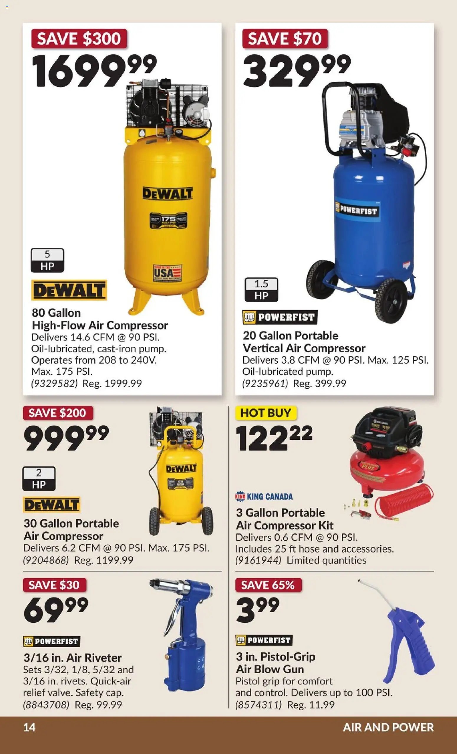 Princess Auto flyer - 2 Week Sale!
