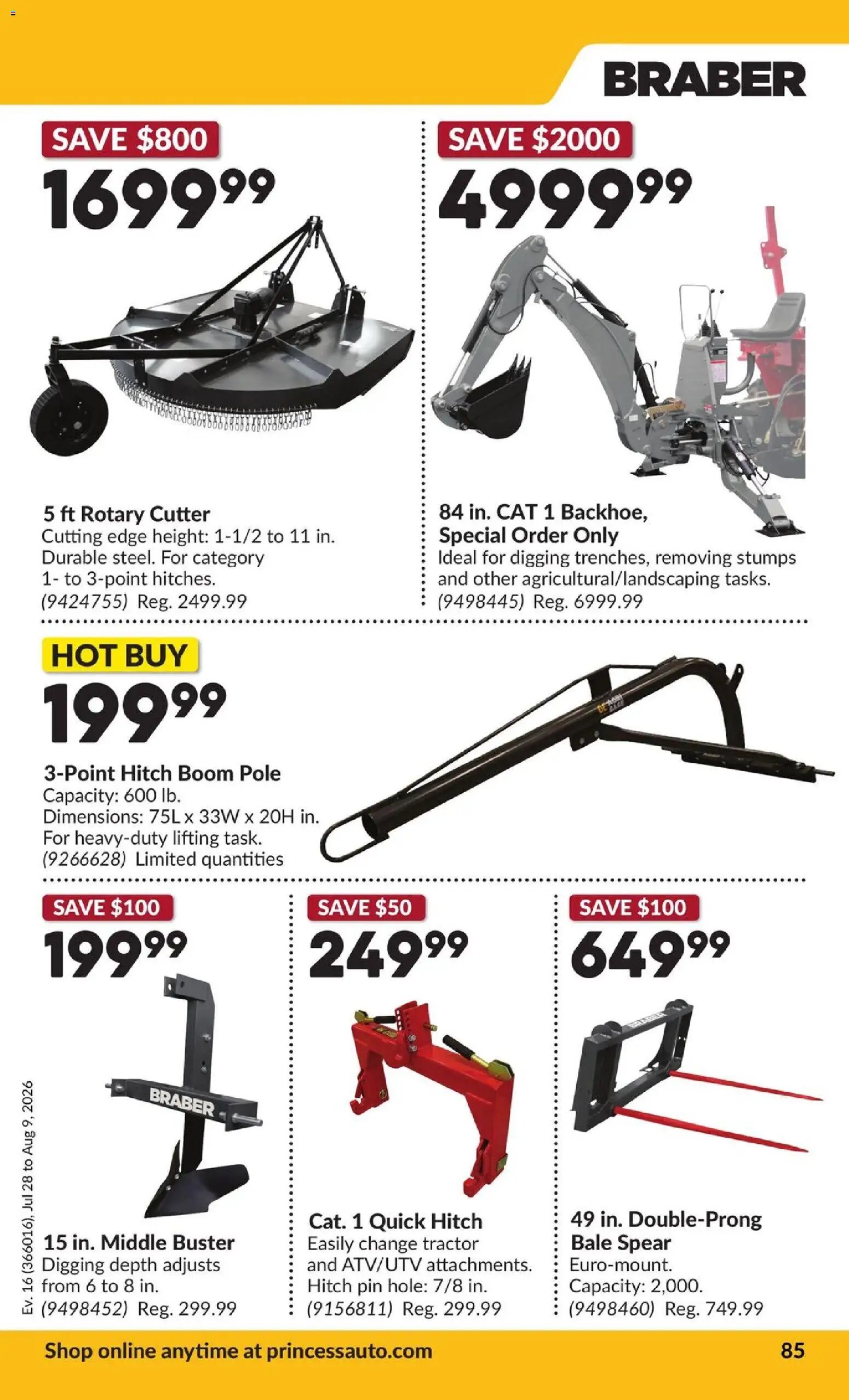 Princess Auto flyer - 2 Week Sale!
