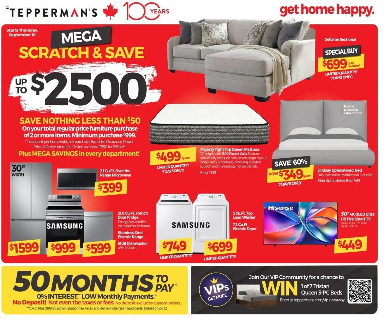 Tepperman's weekly flyer / circulaire