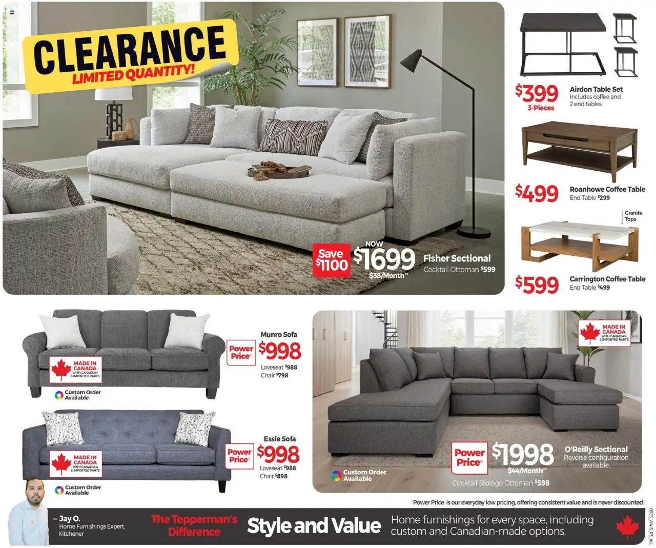 Tepperman's weekly flyer / circulaire