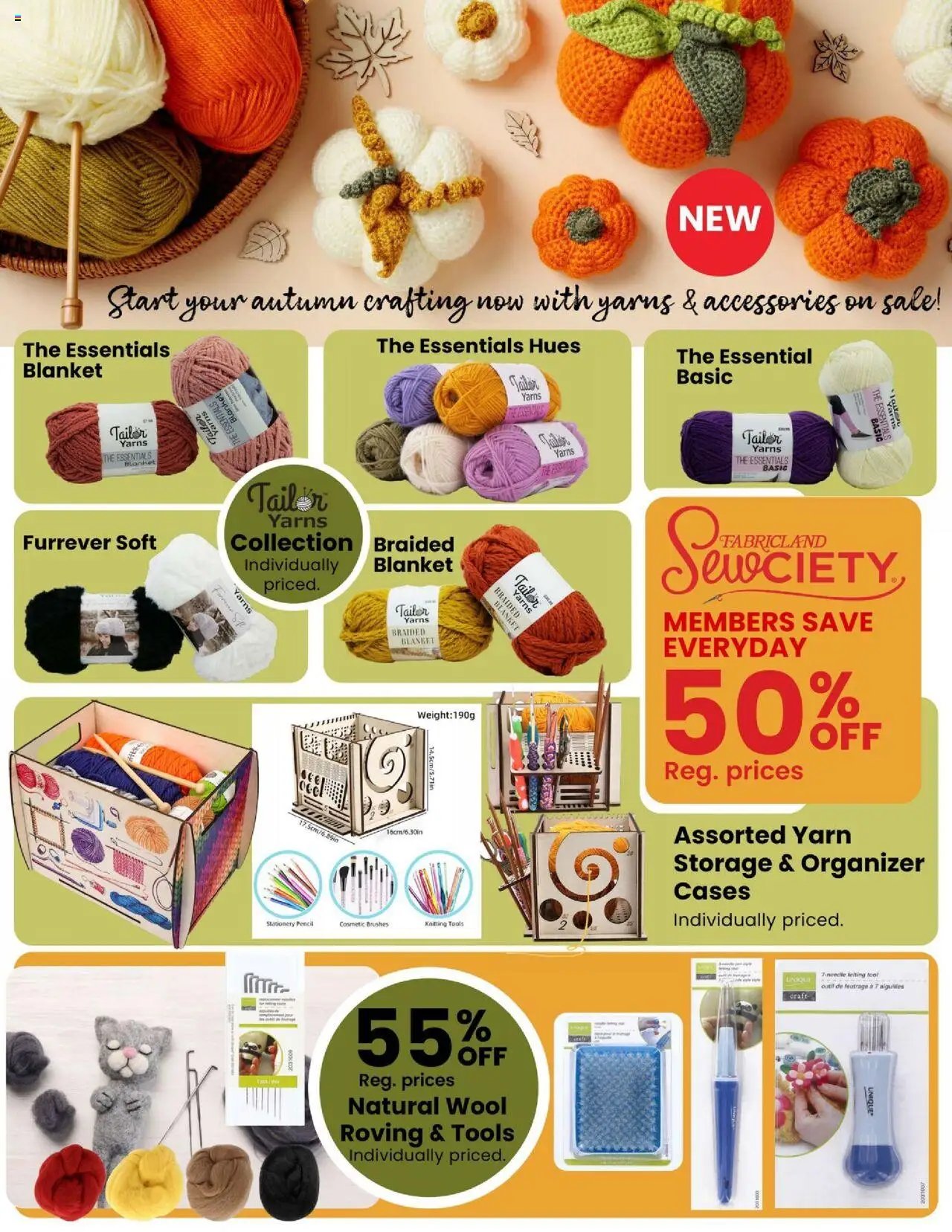 Fabricland weekly flyer / circulaire