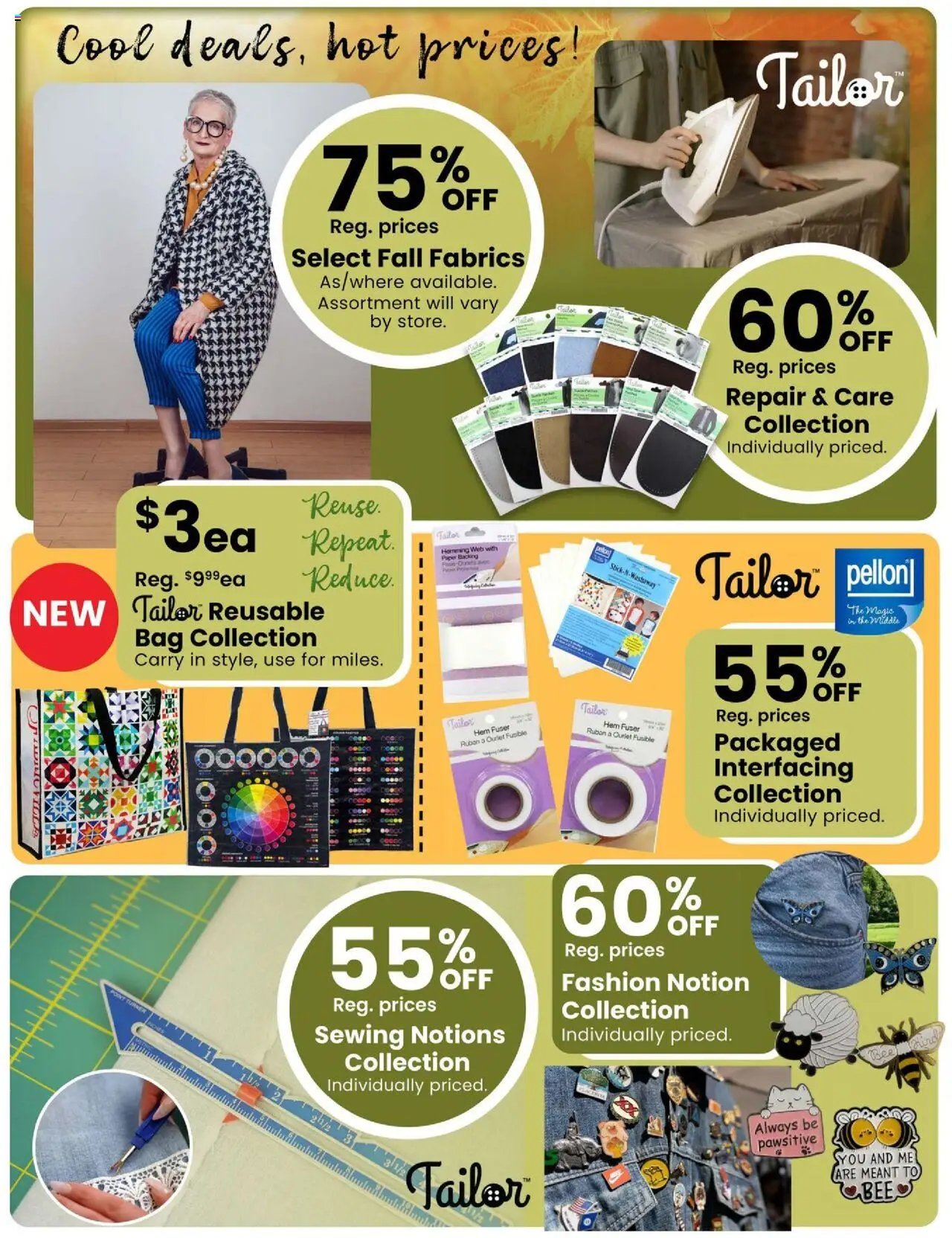 Fabricland weekly flyer / circulaire