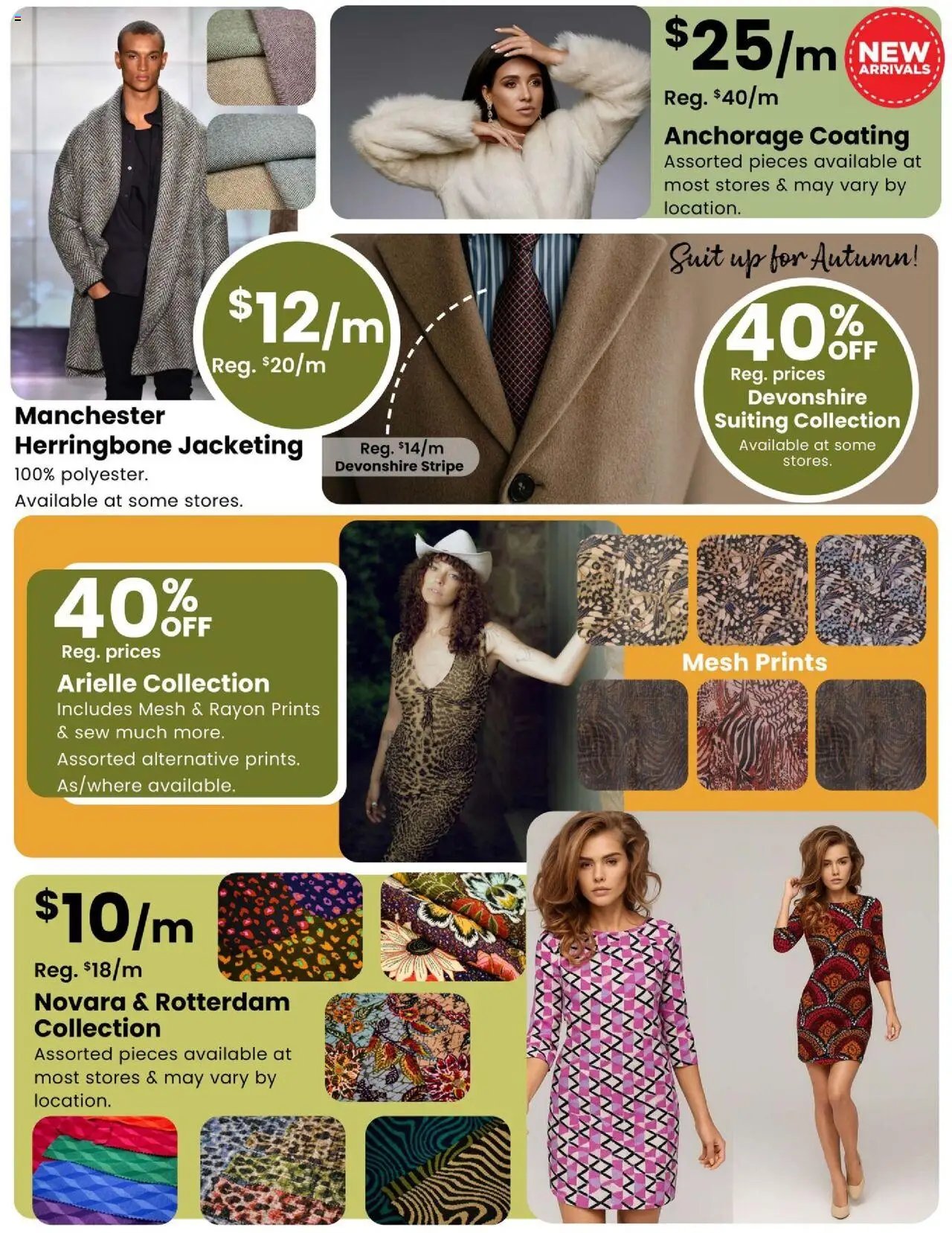 Fabricland weekly flyer / circulaire