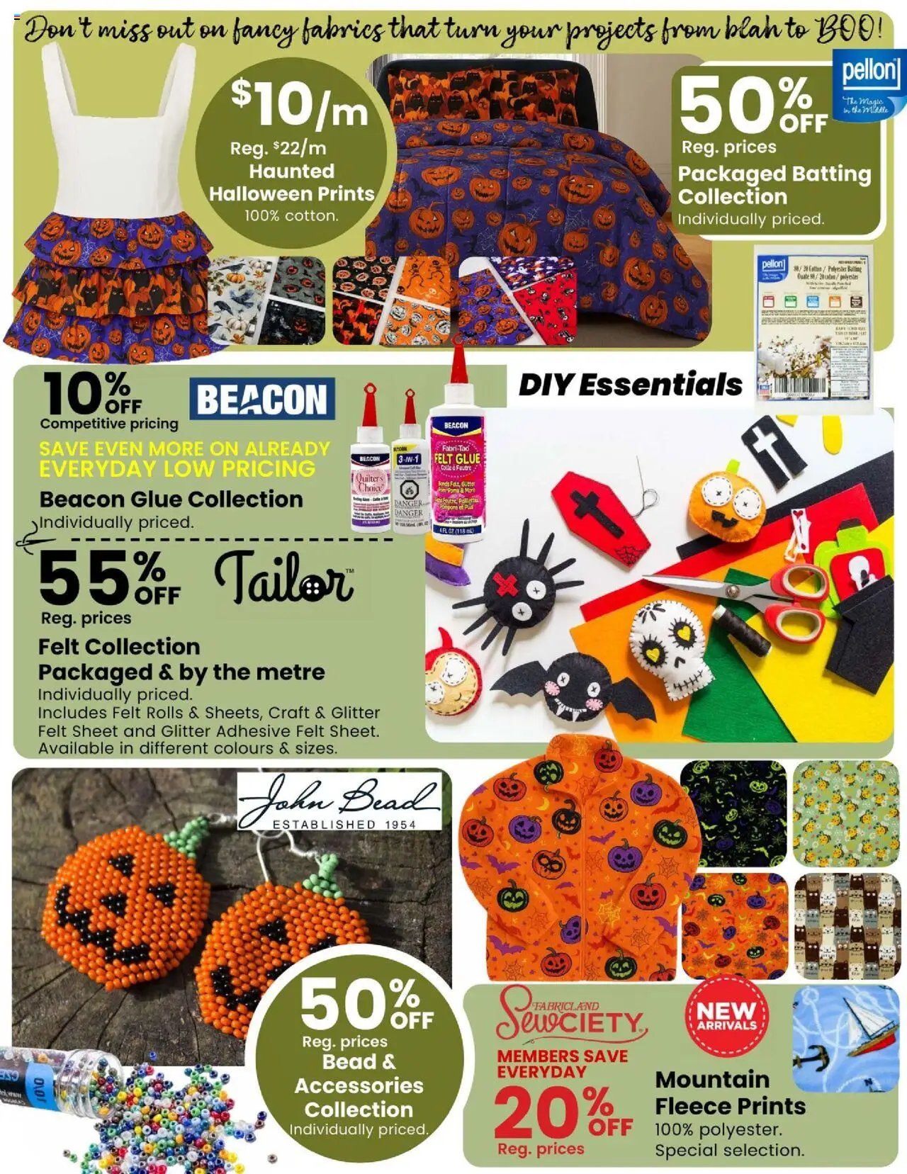 Fabricland weekly flyer / circulaire