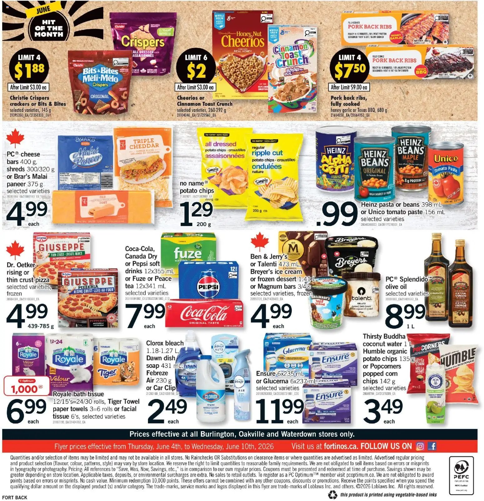 Fortinos weekly flyer / circulaire