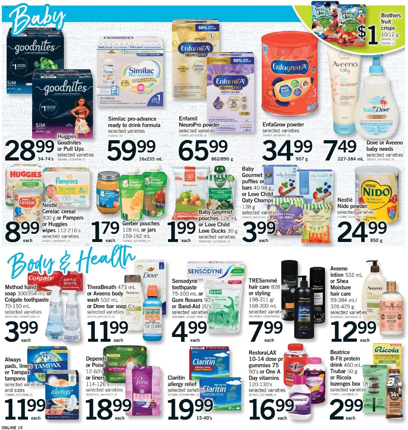 Fortinos weekly flyer / circulaire