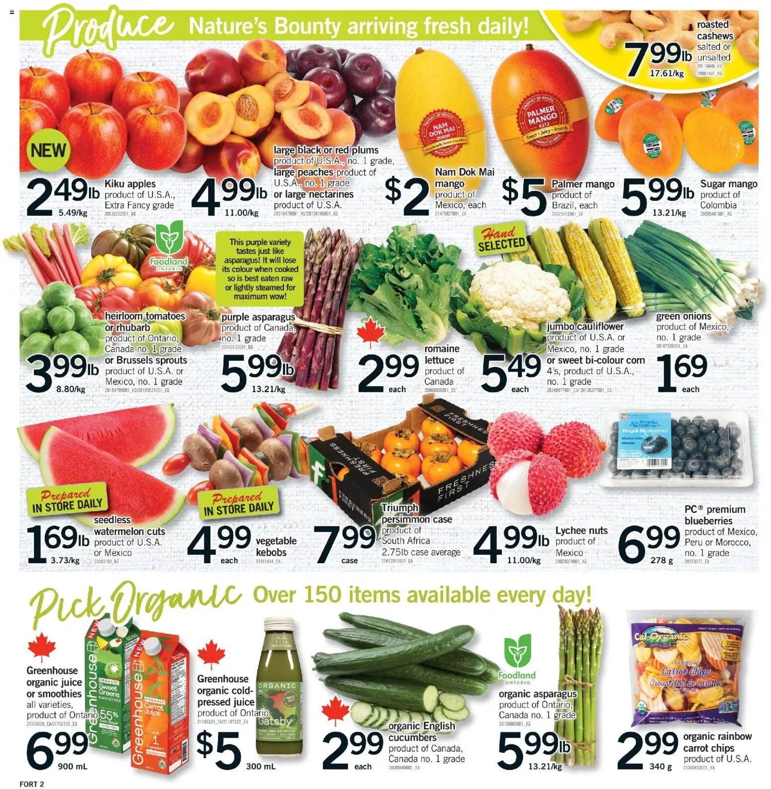 Fortinos weekly flyer / circulaire