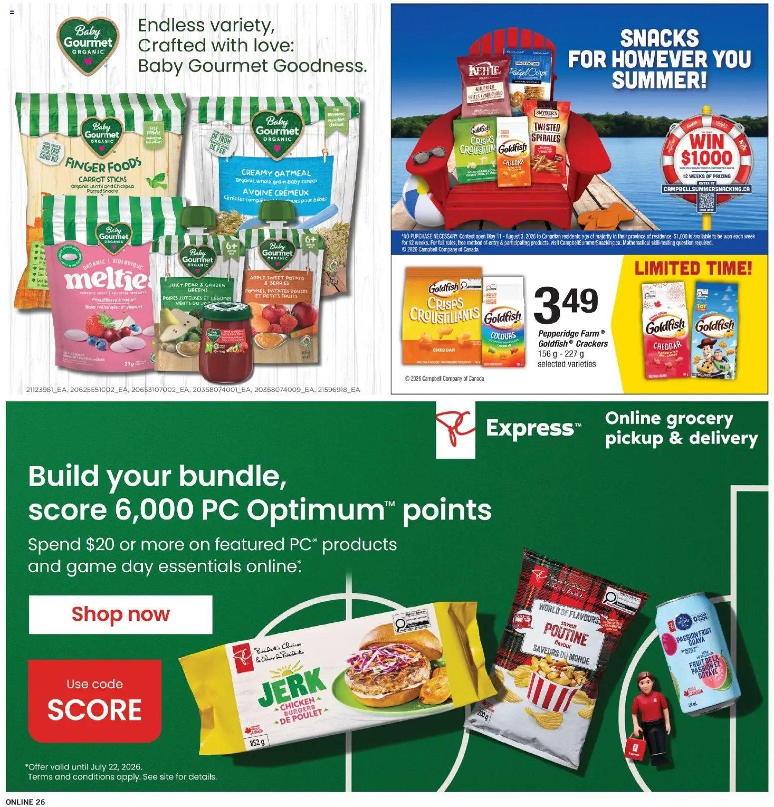 Fortinos weekly flyer / circulaire