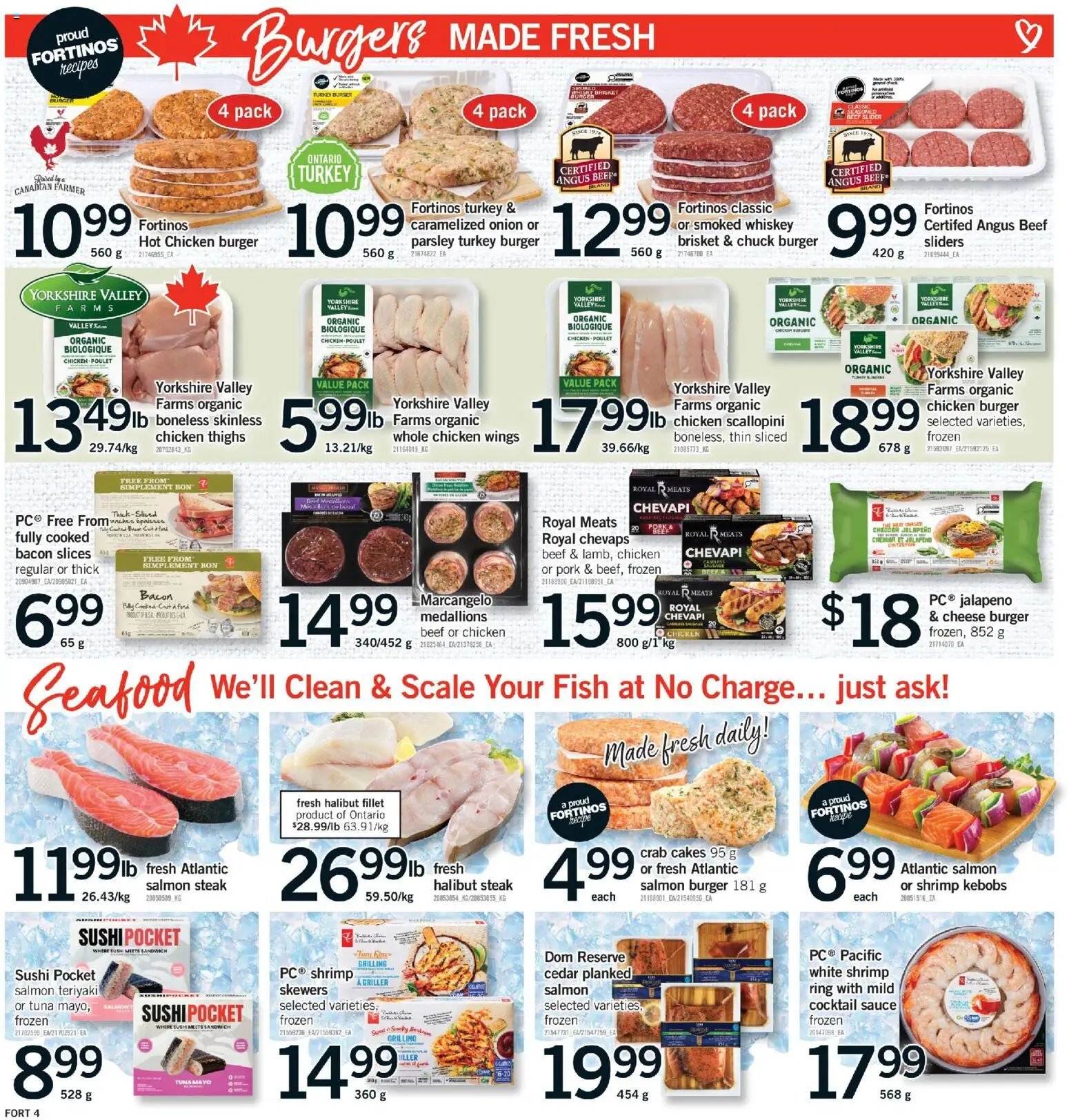 Fortinos weekly flyer / circulaire