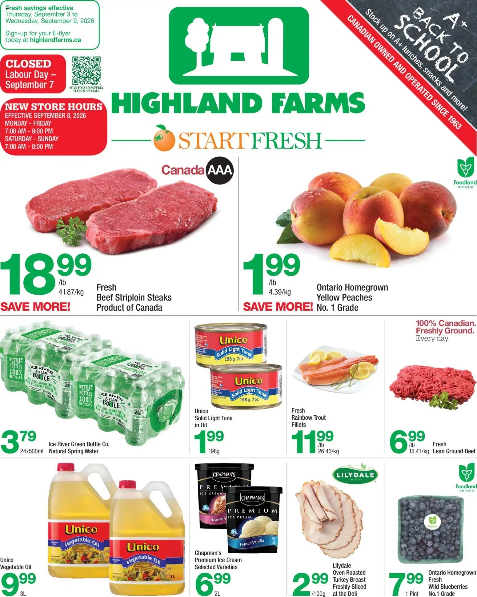 Highland Farms weekly flyer / circulaire