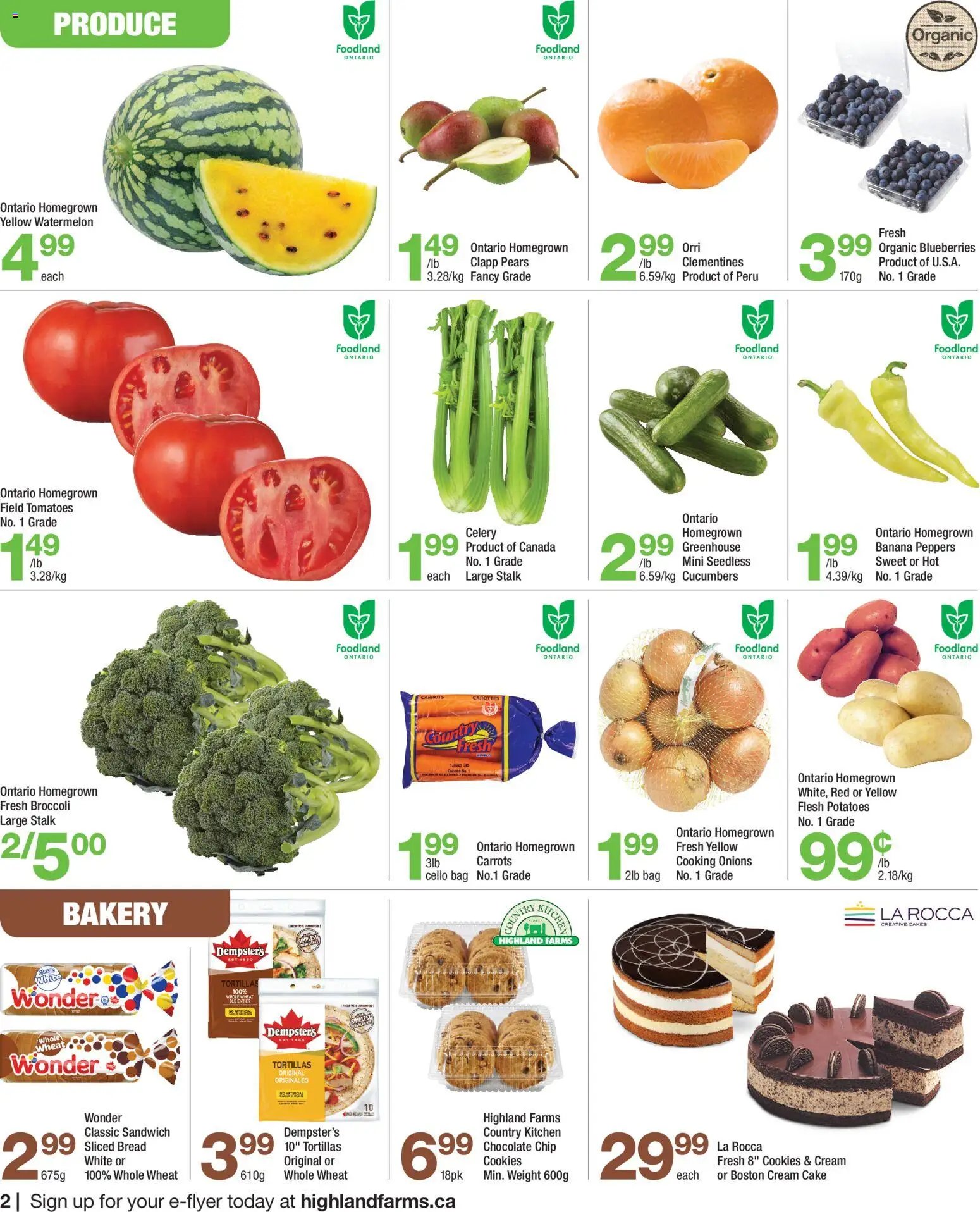Highland Farms weekly flyer / circulaire