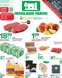 Highland Farms weekly flyer / circulaire