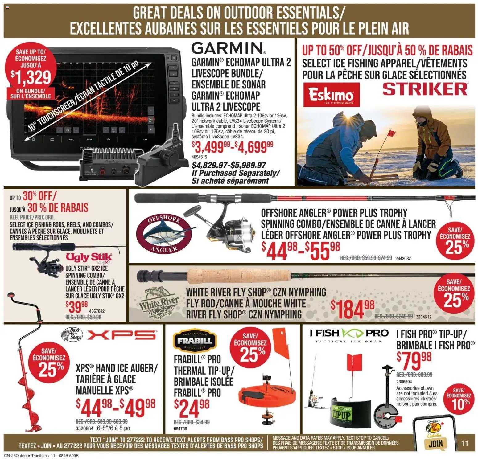Cabelas weekly flyer / circulaire