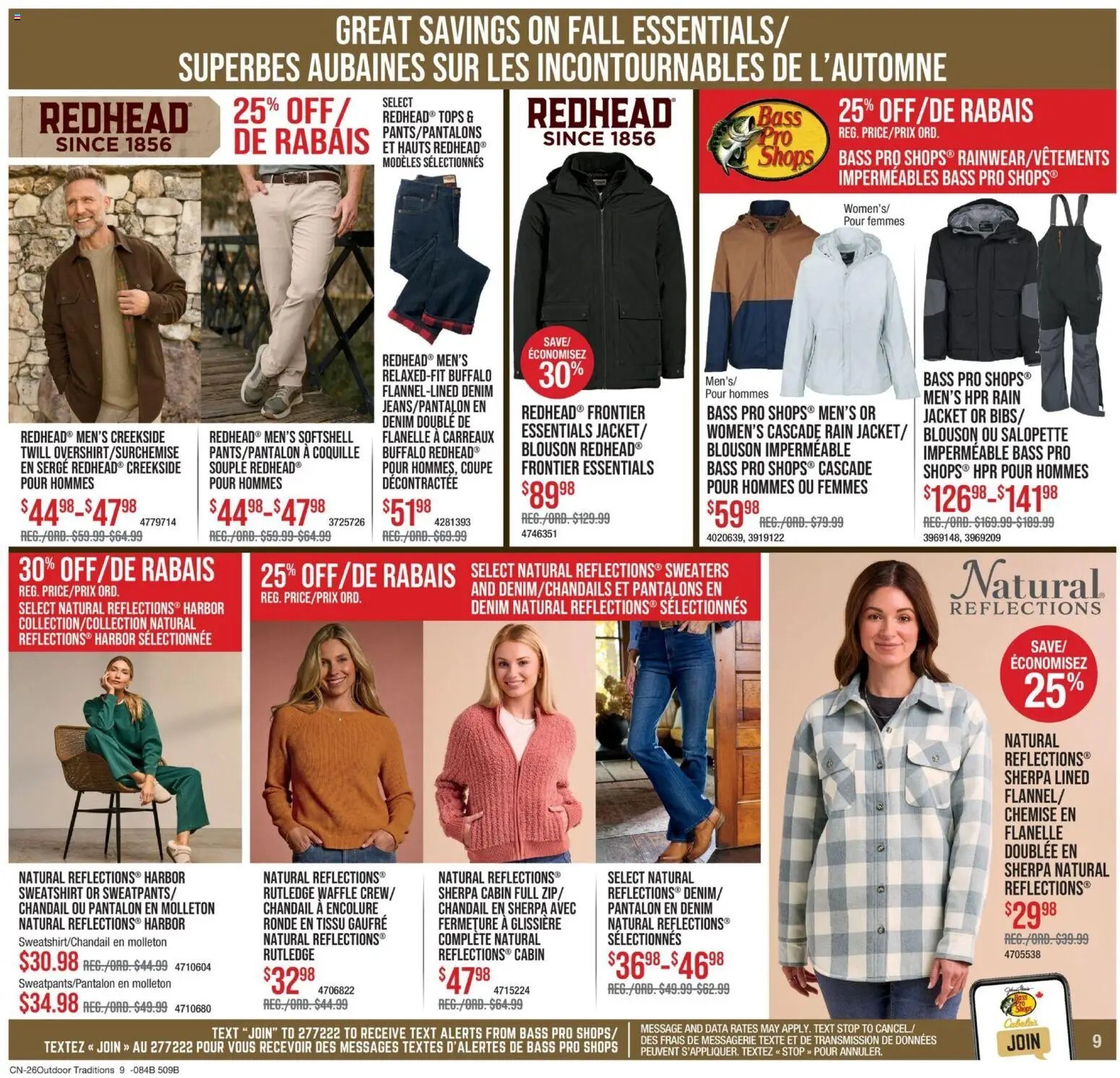 Cabelas weekly flyer / circulaire