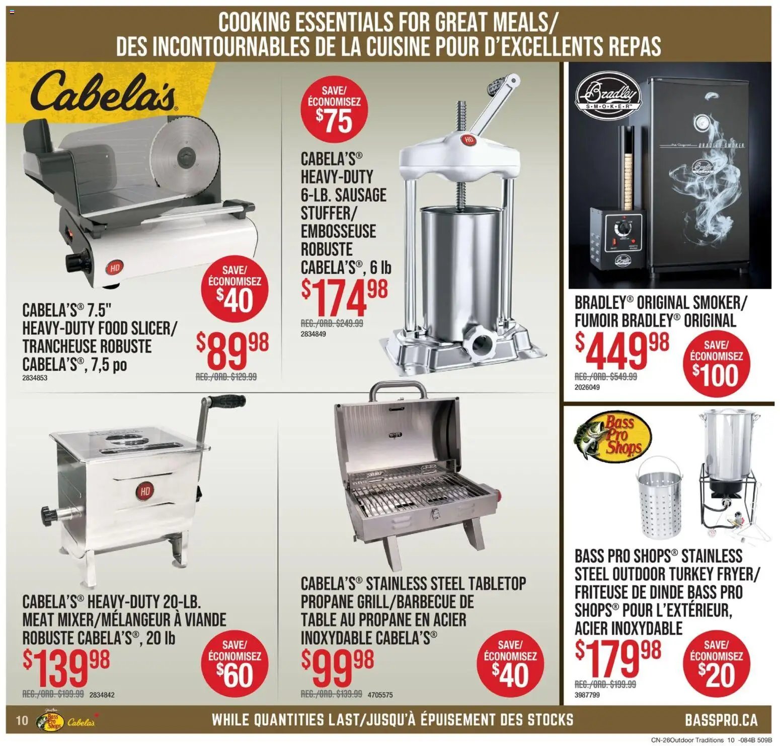 Cabelas weekly flyer / circulaire