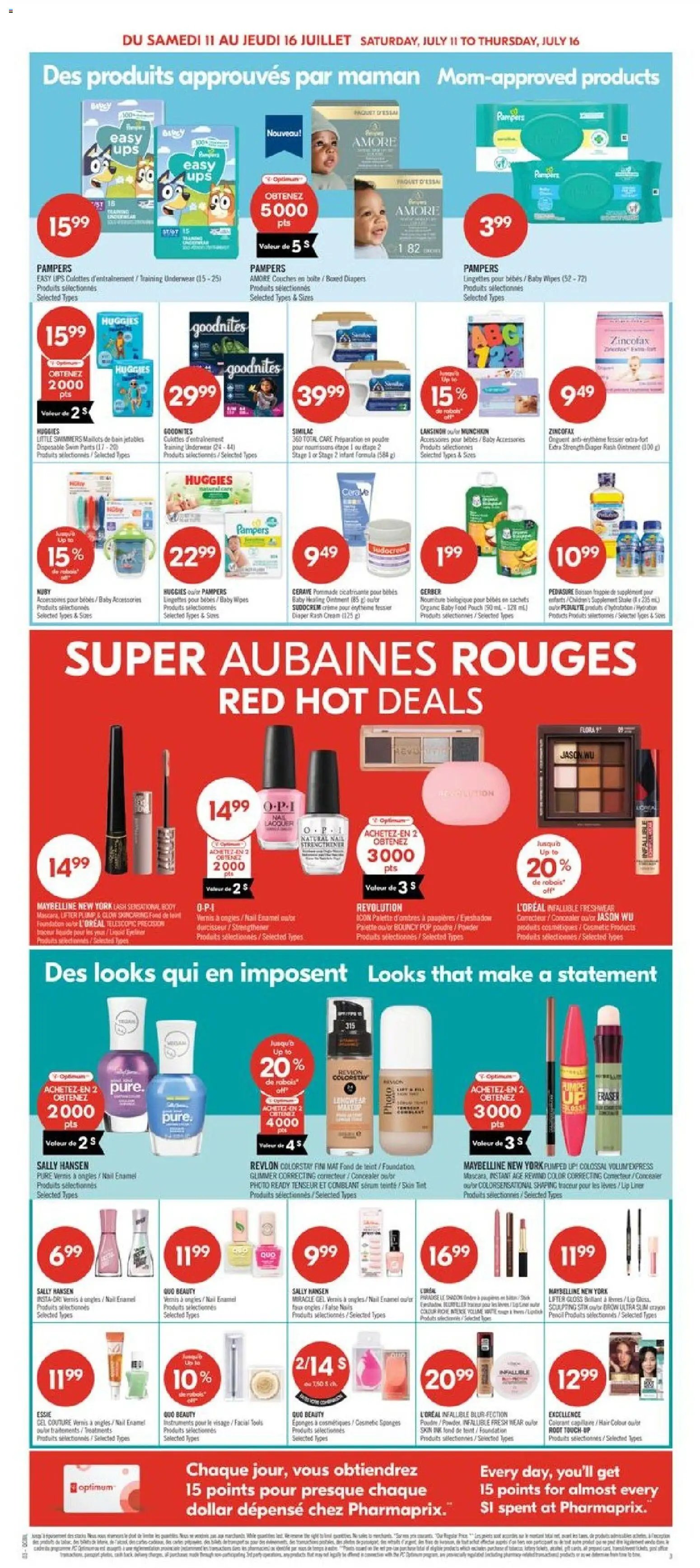 Pharmaprix weekly flyer / circulaire
