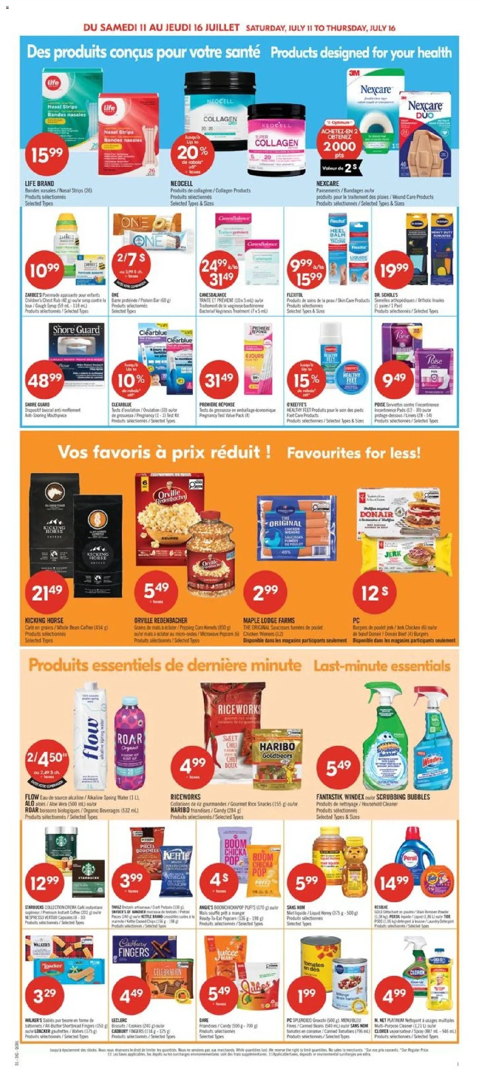 Pharmaprix weekly flyer / circulaire