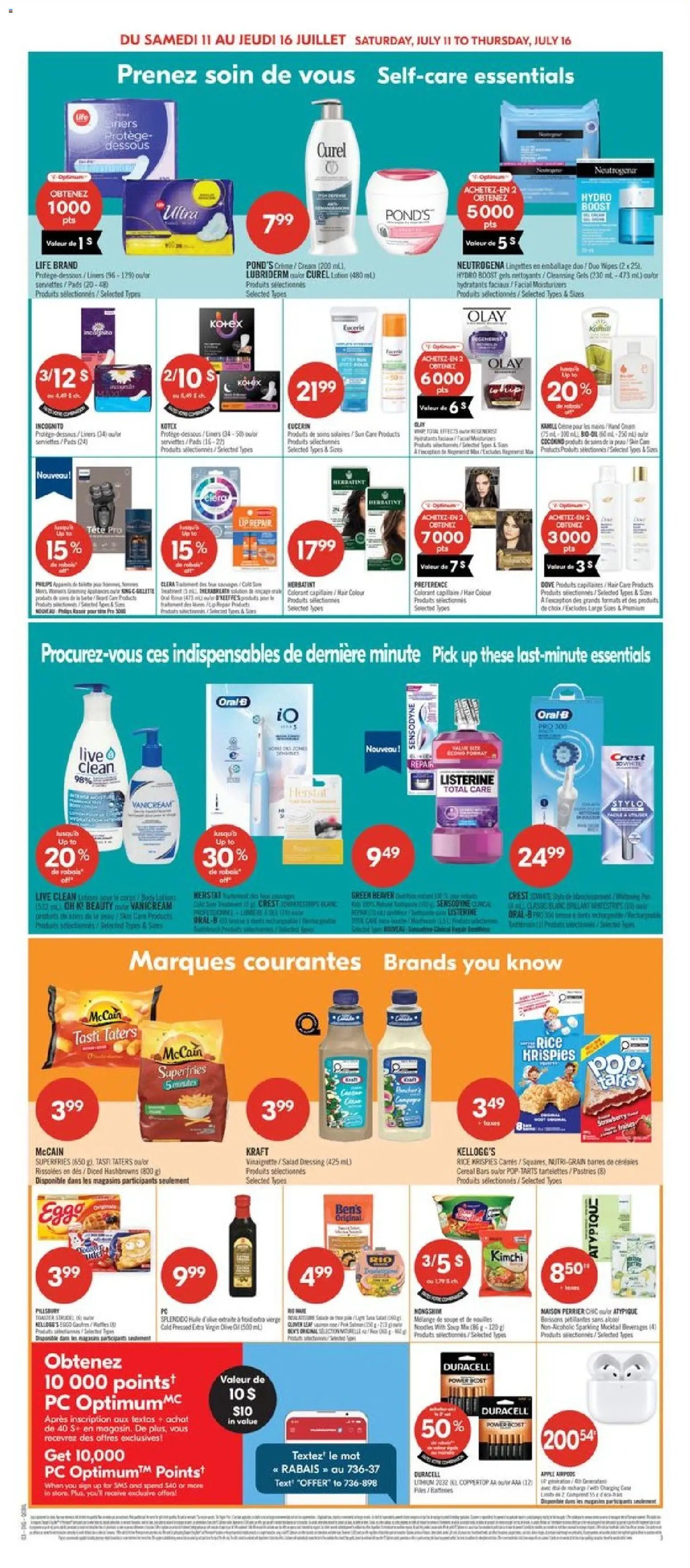 Pharmaprix weekly flyer / circulaire