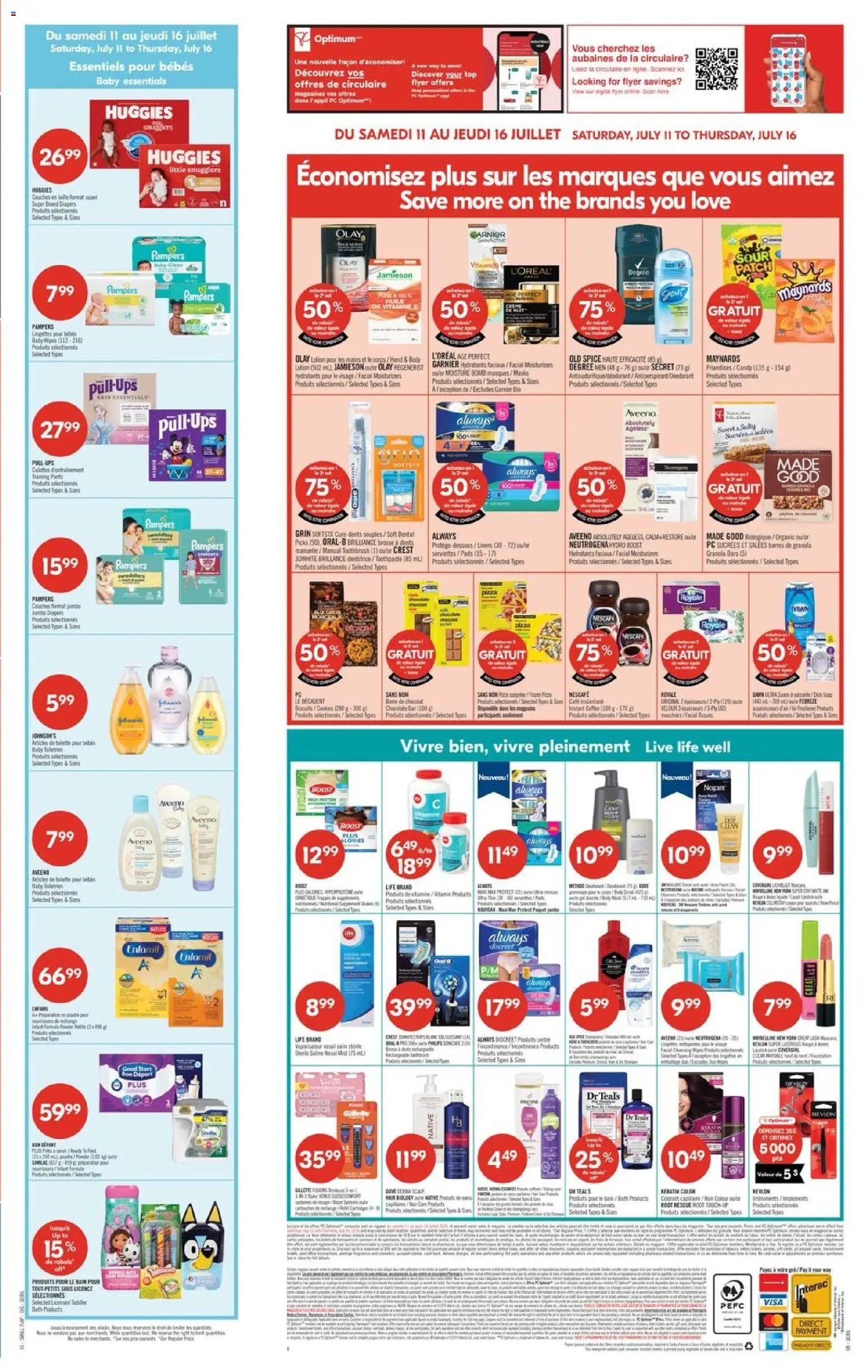 Pharmaprix weekly flyer / circulaire